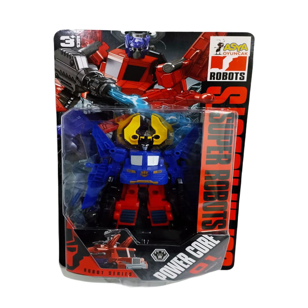 ASYA SUPER ROBOTS SD-167 POWER CORE DÖNÜŞEBİLEN SİLAHLI 3+ 1
