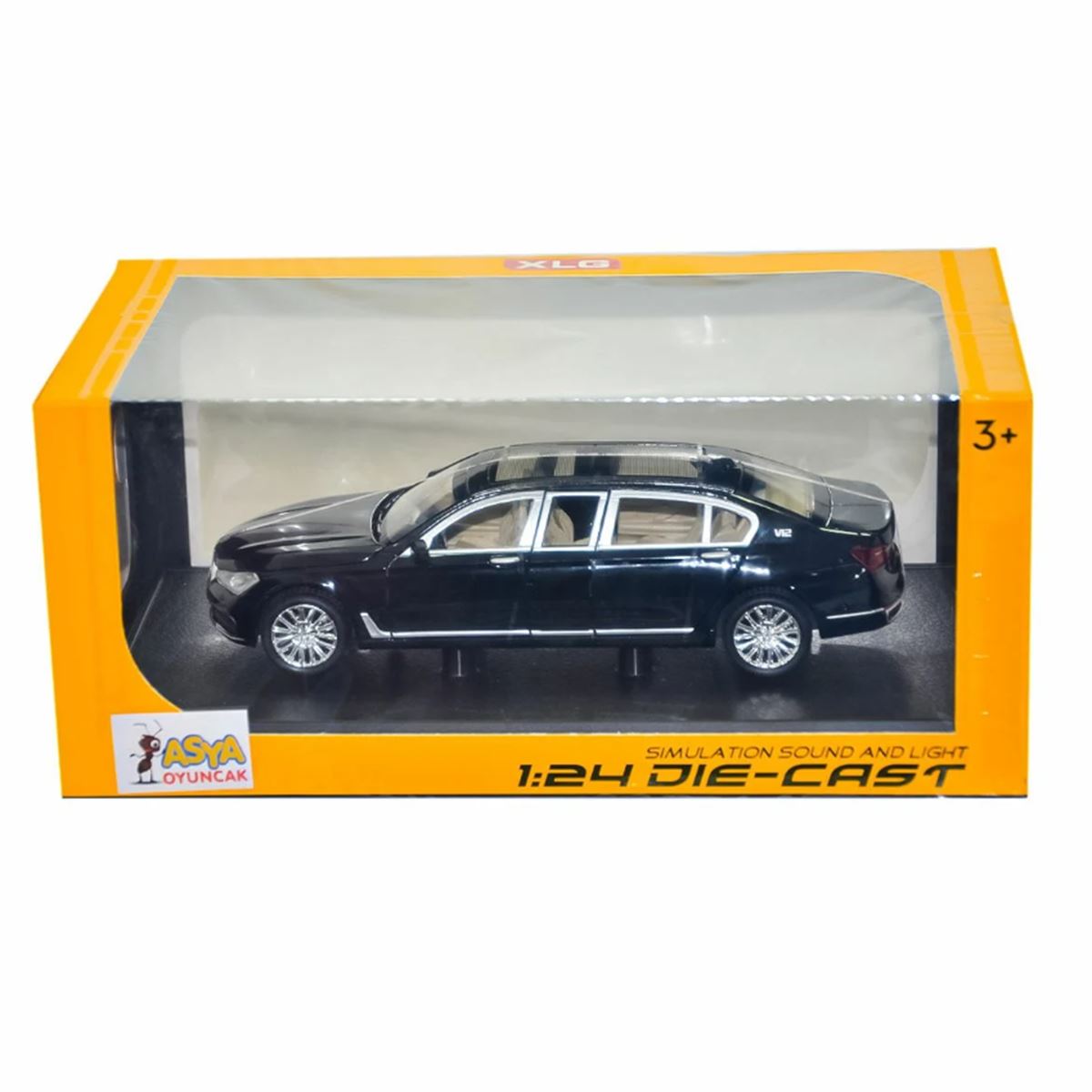 ASYA DİE CAST CAR M929G-1 MODEL ARABA SESLİ 1:24 3+ 1