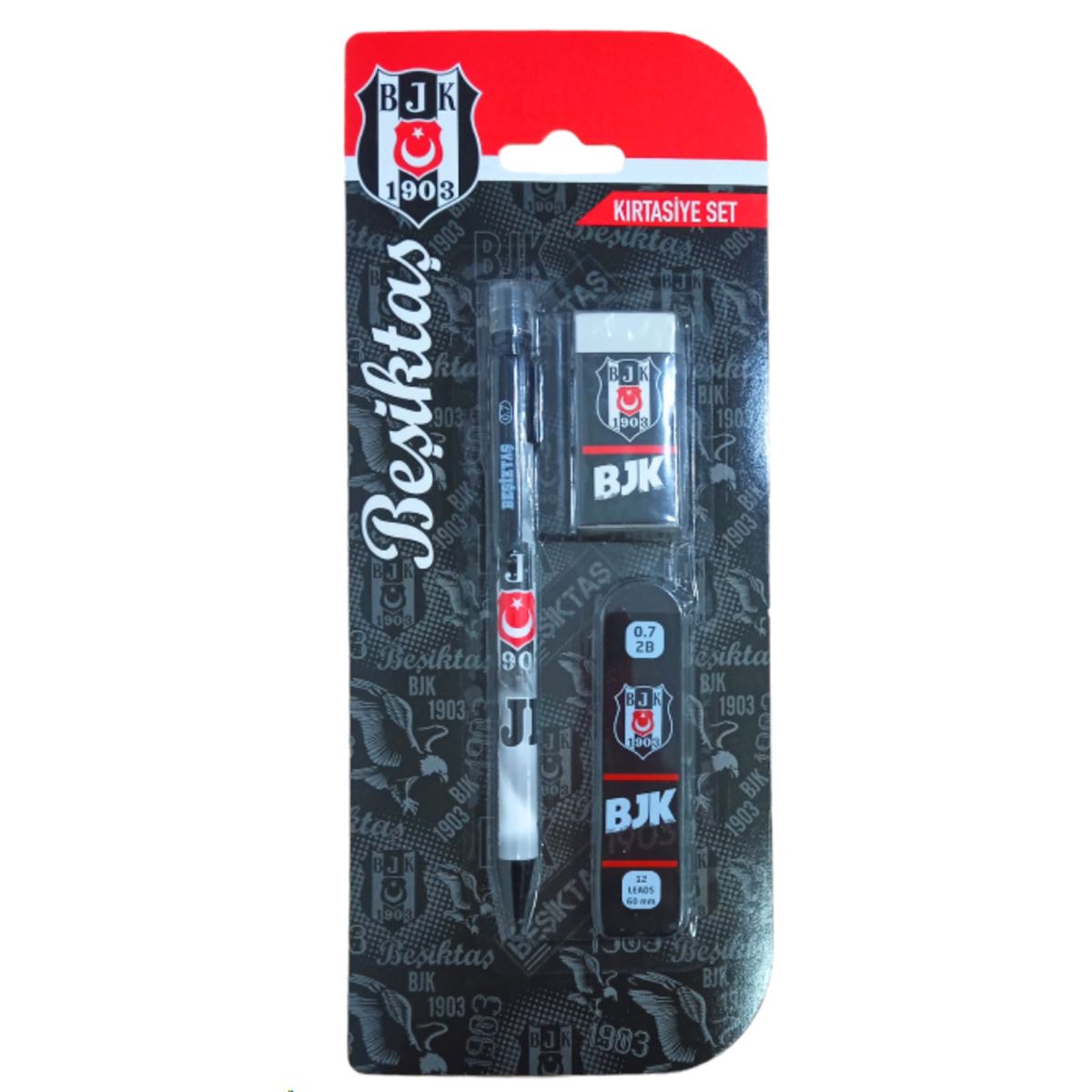 BEŞİKTAŞ KIRTASİYE SETİ VERSATİL 07 + MİN + SİLGİ 3 LÜ 582459 1