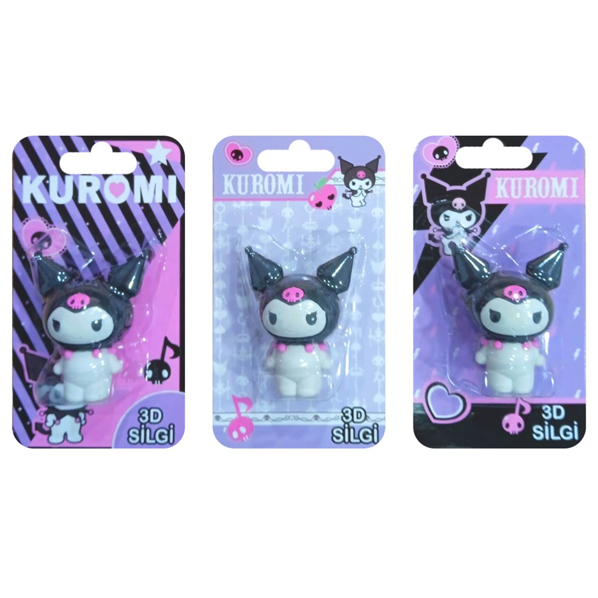 KUROMİ SİLGİ 3D 24 LÜ STAND 593104 1