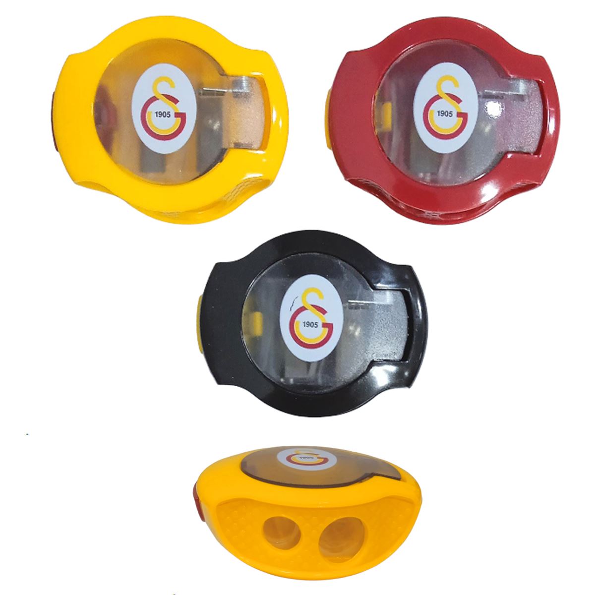 GALATASARAY KALEMTIRAŞ PLASTİK OTOMATİK YUVARLAK 24 LÜ 587200 1