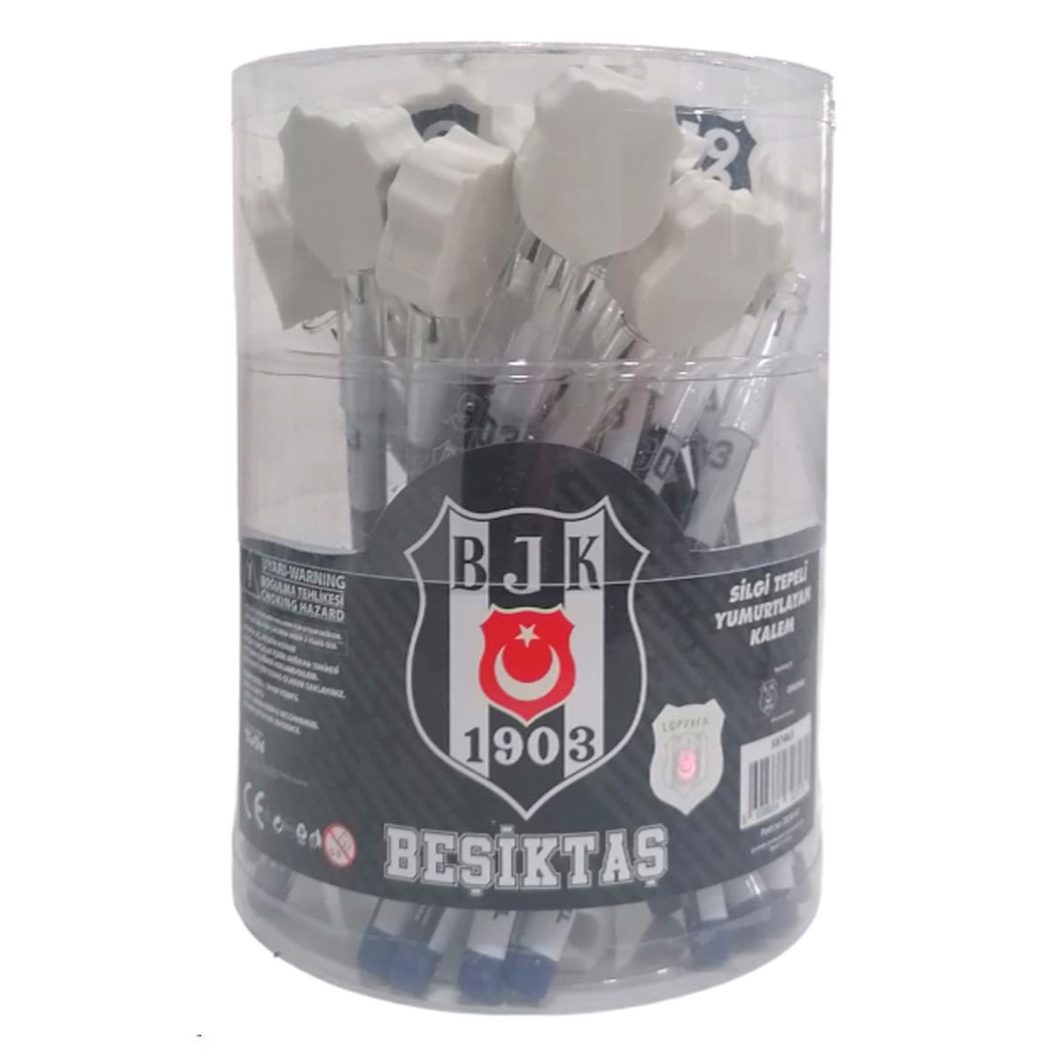 BEŞİKTAŞ GEÇMELİ ROKET KALEM SİLGİ TEPELİ 24 LÜ 587465 1