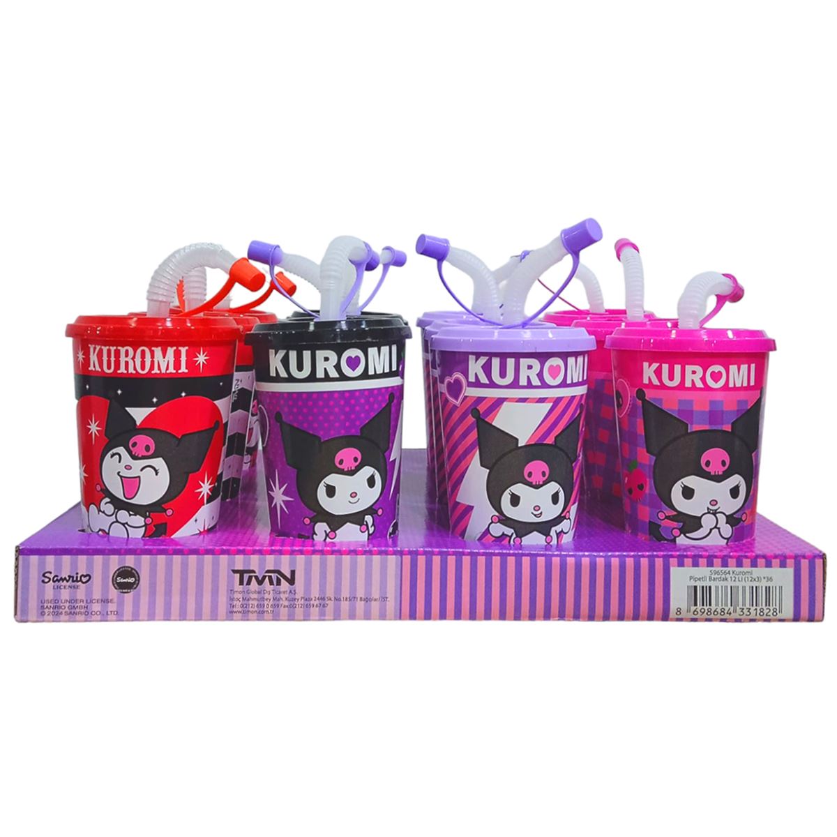 KUROMİ BARDAK PİPETLİ 596564 12 Lİ 1