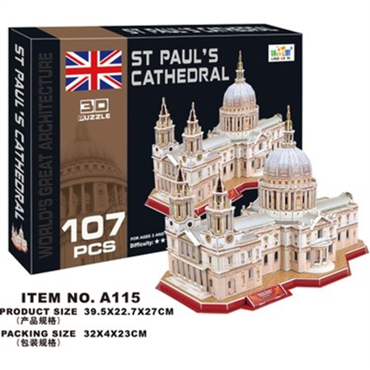 CC PUZZLE A115 PAULS CATHEDRAL 107 PARÇA 1