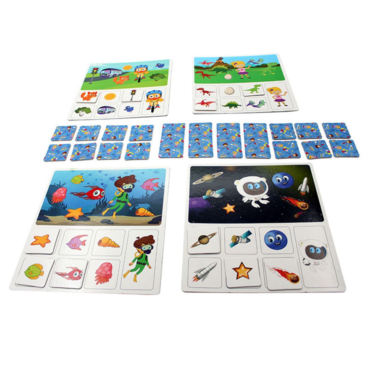 SAMATLI 83913 SEVİMLİ DOSTLAR ŞANSLI KARTLAR 2+ 1