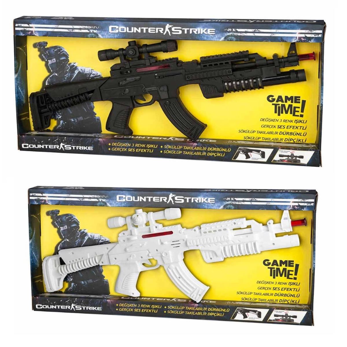 ERDEM COUNTER STRİKE TÜFEK ER-109 SESLİ IŞIKLI 3+ 1