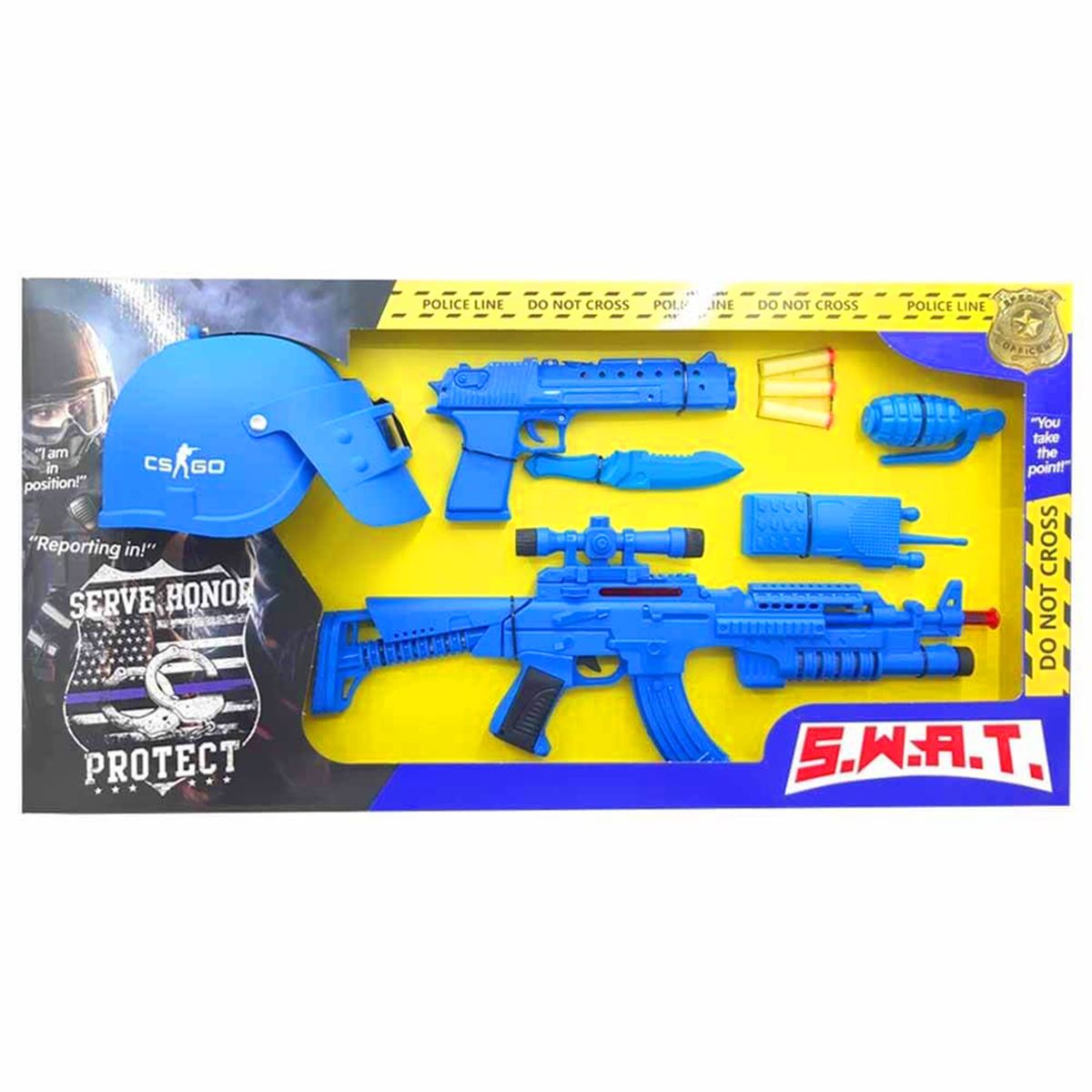 ERDEM OYUNCAK ER-117 POLİS HATTI SWAT SET +8 1