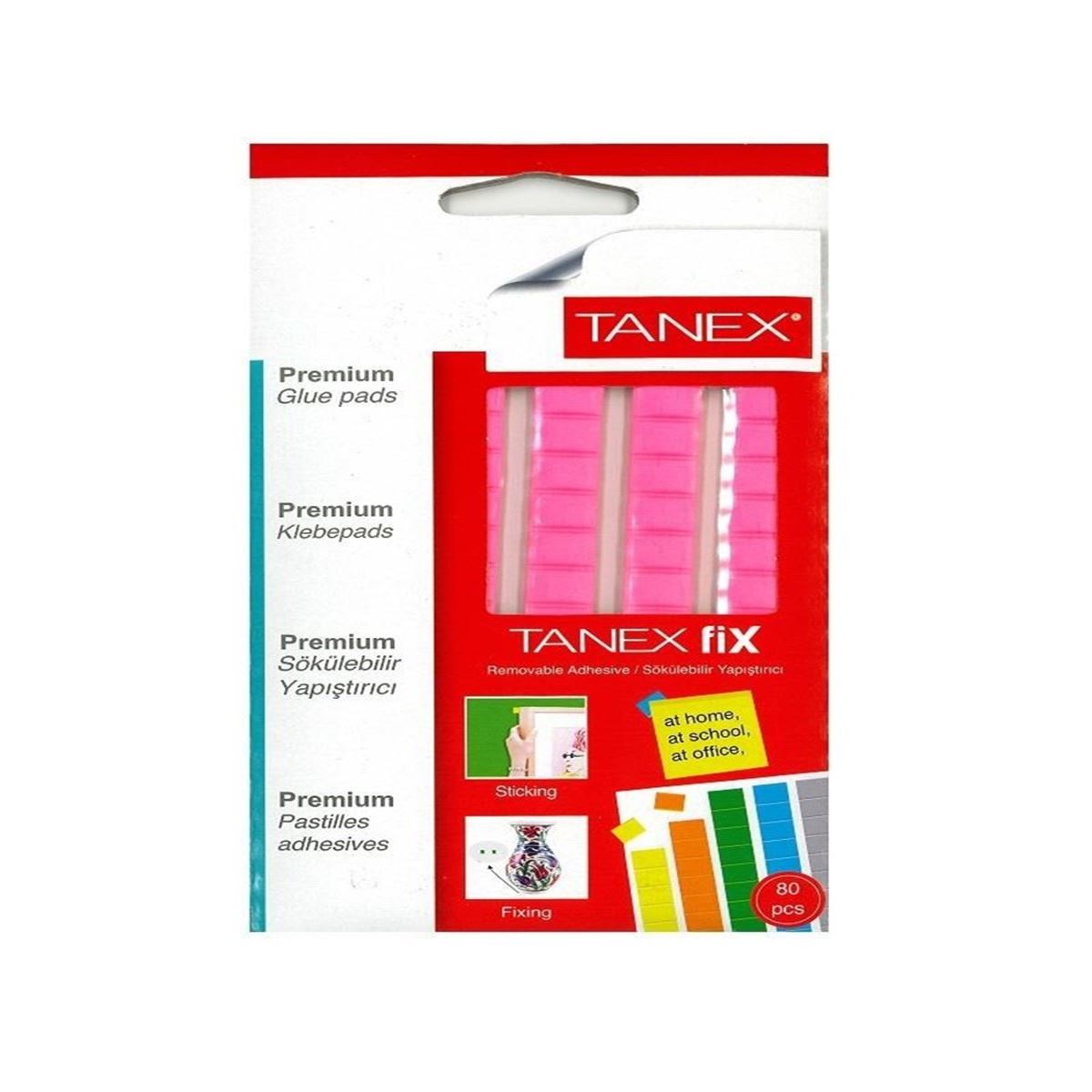 TANEX HAMUR YAPIŞTIRICI FİX 50 GR PEMBE 24 LÜ TFIX005950 1
