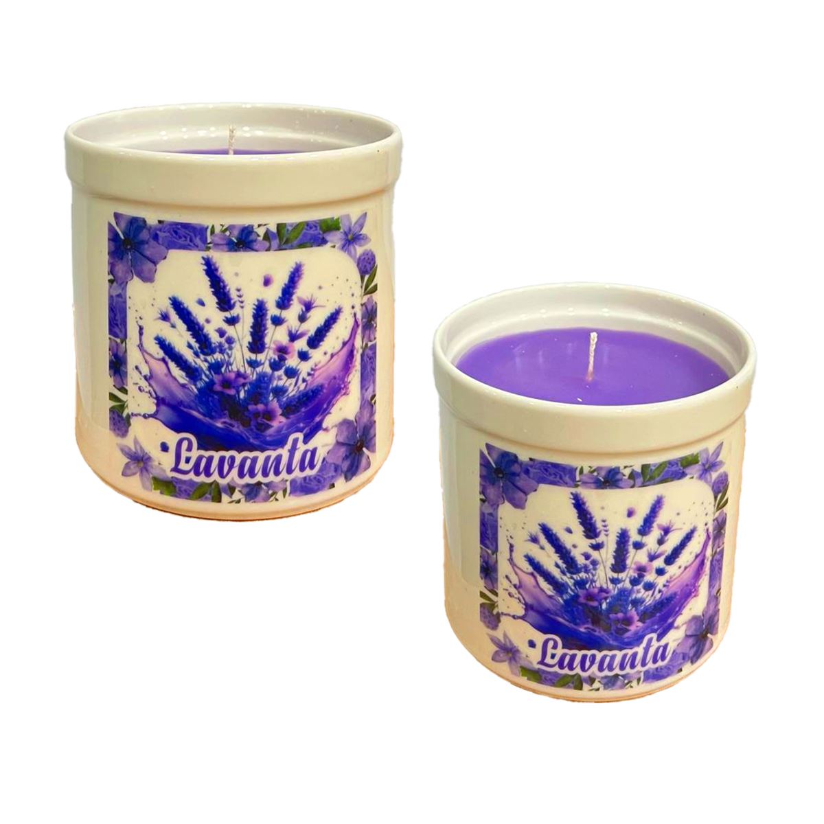 SGM PORSELEN MUM 06595 LAVANTA KÜÇÜK 8 CM 1