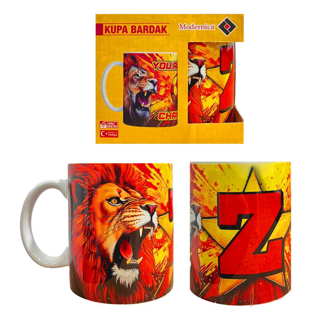 SGM MODERNİCA PORSELEN KUPA 10028 ASLAN FİGÜRLÜ 1