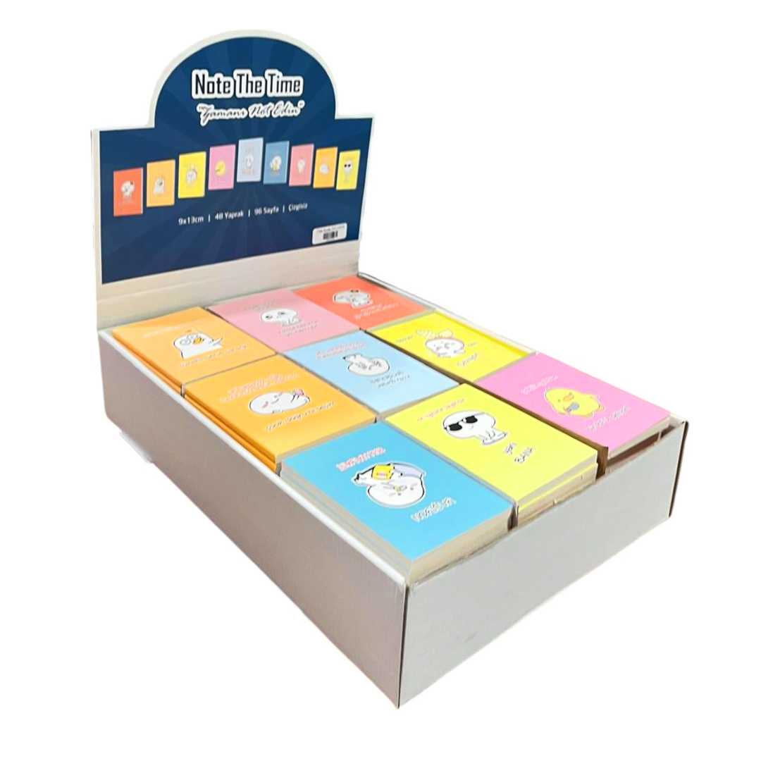 NOTE THE TİME NOT DEFTERİ 233-11018 ÇİZGİSİZ 96 SAYFA 9X13 CM 108 Lİ 1
