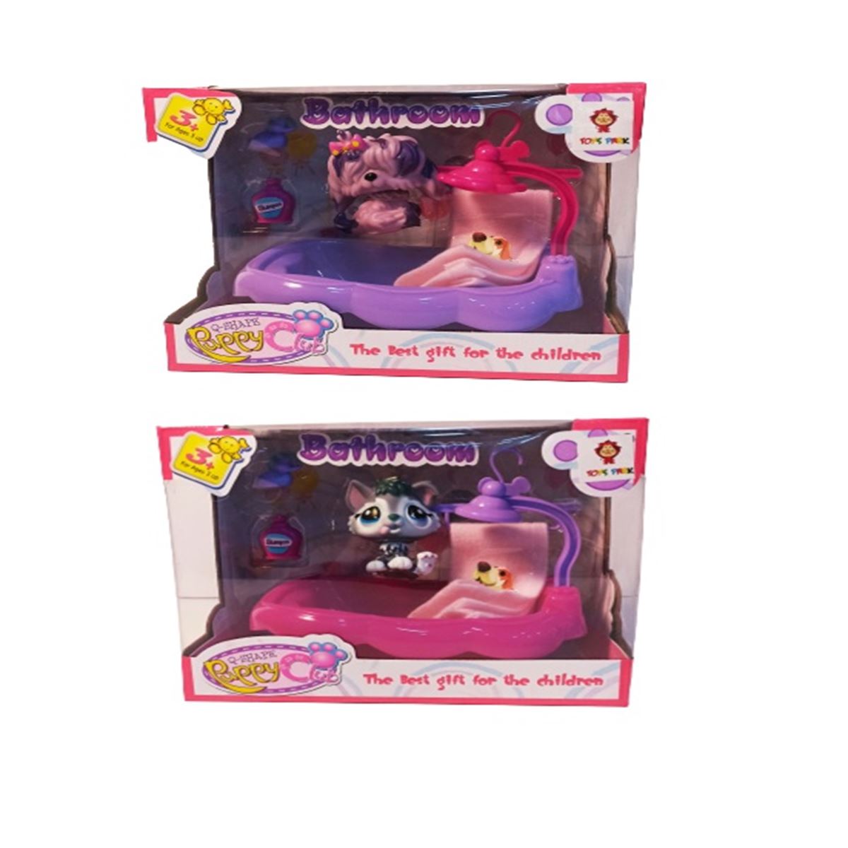TOYS PARK BATHROOM CL2102 9-12 MİNİK KÖPEK SETİ 3+ 1