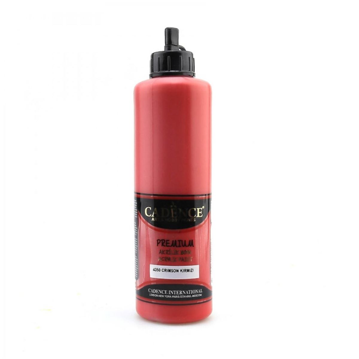 CADENCE KOOKY AKRİLİK BOYA 500 ML CRİMSON KIRMIZI K-4350 1