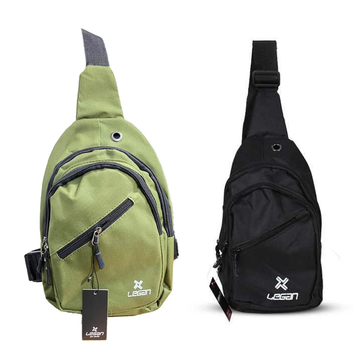 LEGAN OMUZ ÇANTASI 8057 KETEN İKİ RENK 27X20X4 ÜÇ BÖLMELİ 1