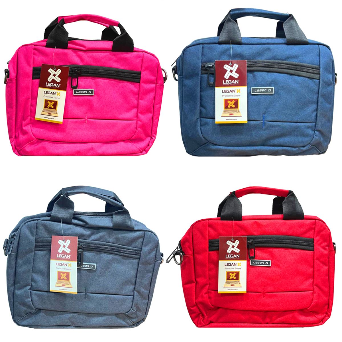 LEGAN TABLET ÇANTASI 8449 DÖRT RENK 25X20X4 ÇİFT BÖLMELİ 1