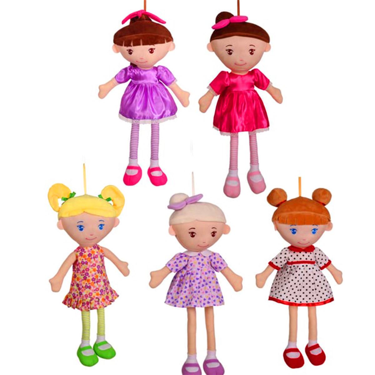 HALLEY BEZ BEBEK PL78775 ELBİSELİ 50 CM 1