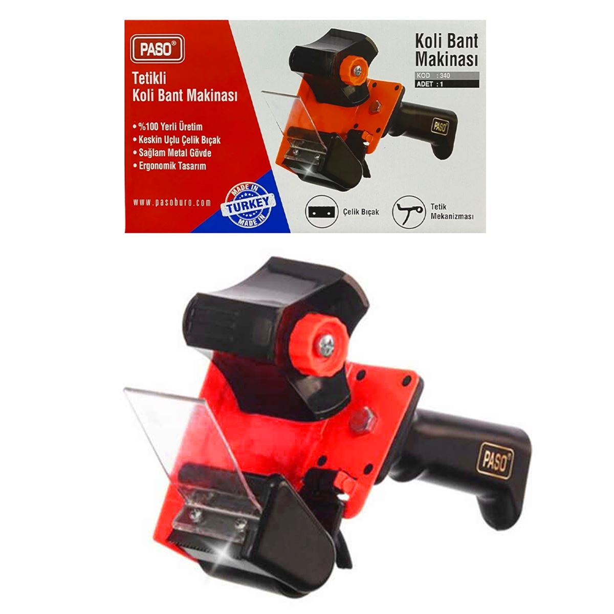 PASO KOLİ BANT KESME MAKİNESİ 340 1