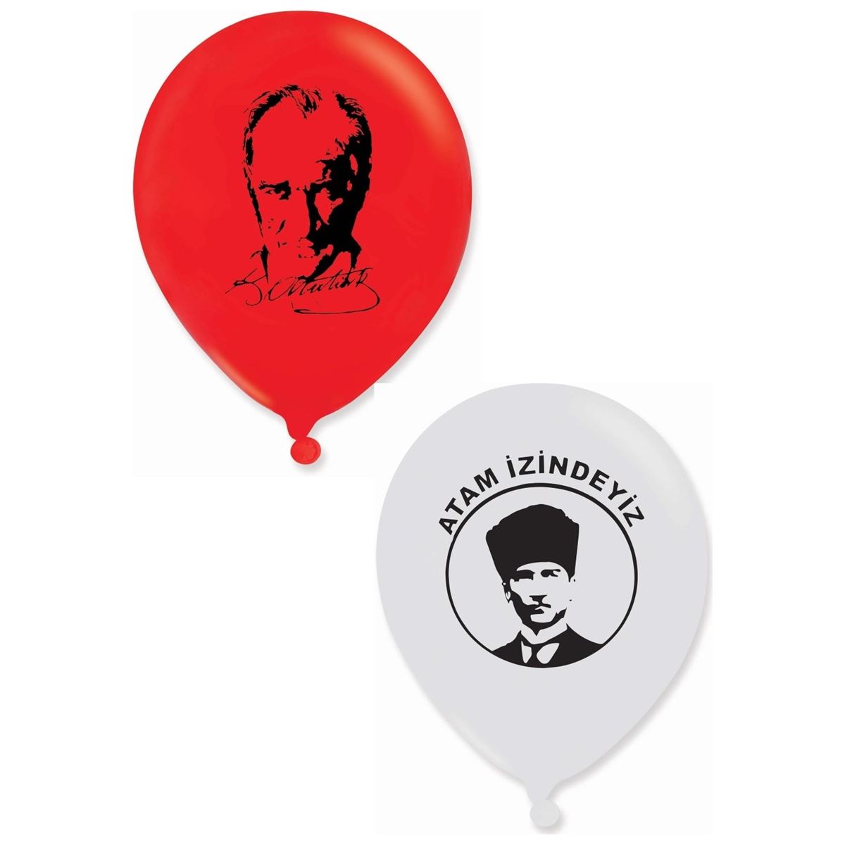 ATOM BALON ATATÜRK BASKILI 100 LÜ 1