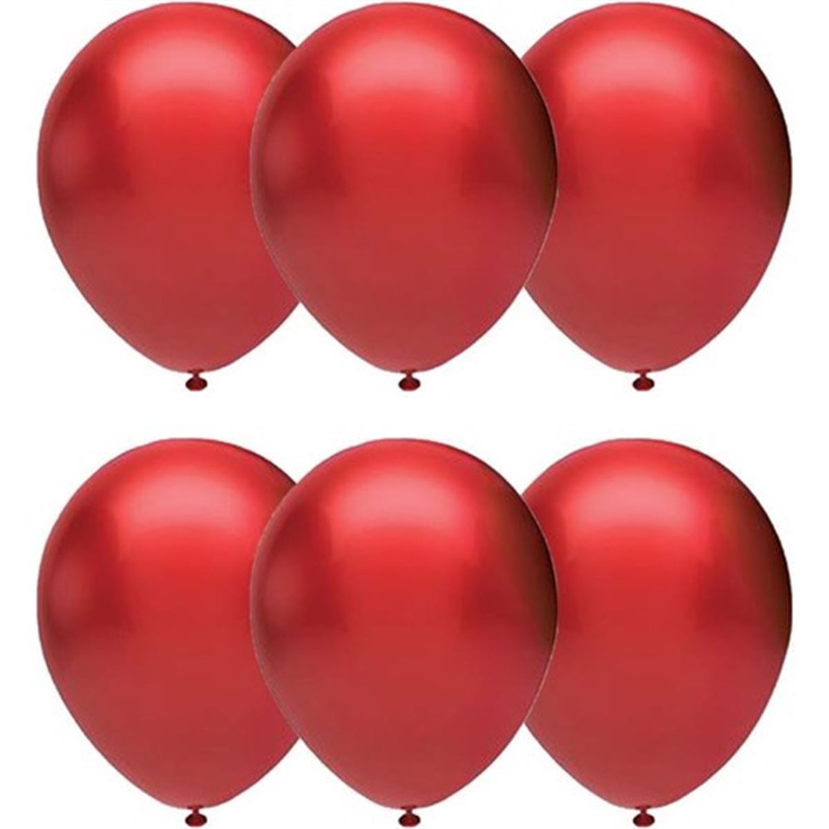AS BALON METALİK KIRMIZI 100 LÜ 1