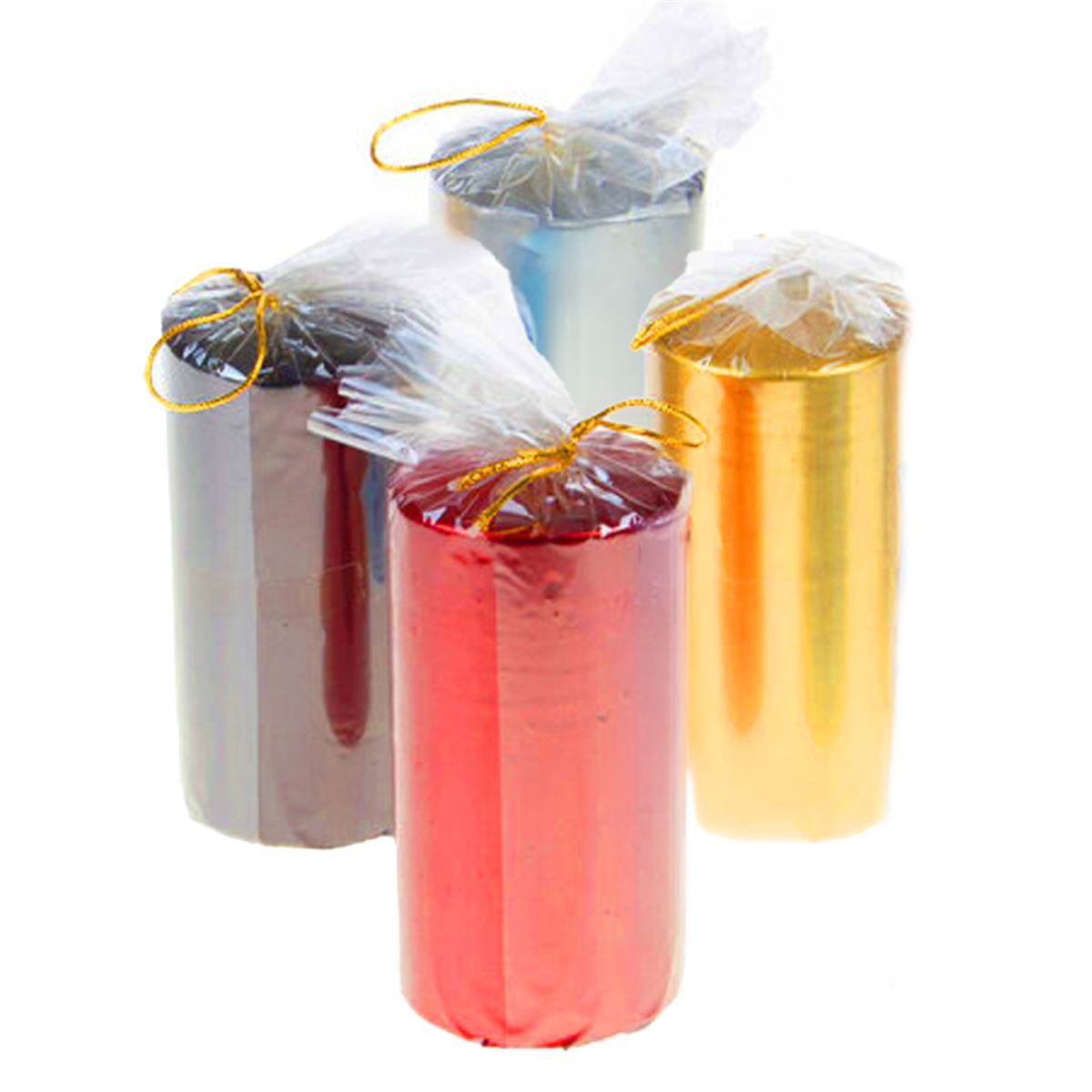 NUR MUM X-532 TAKOZ SİLİNDİR YALDIZLI 4 RENK 6.5x12.5 24 LÜ 1