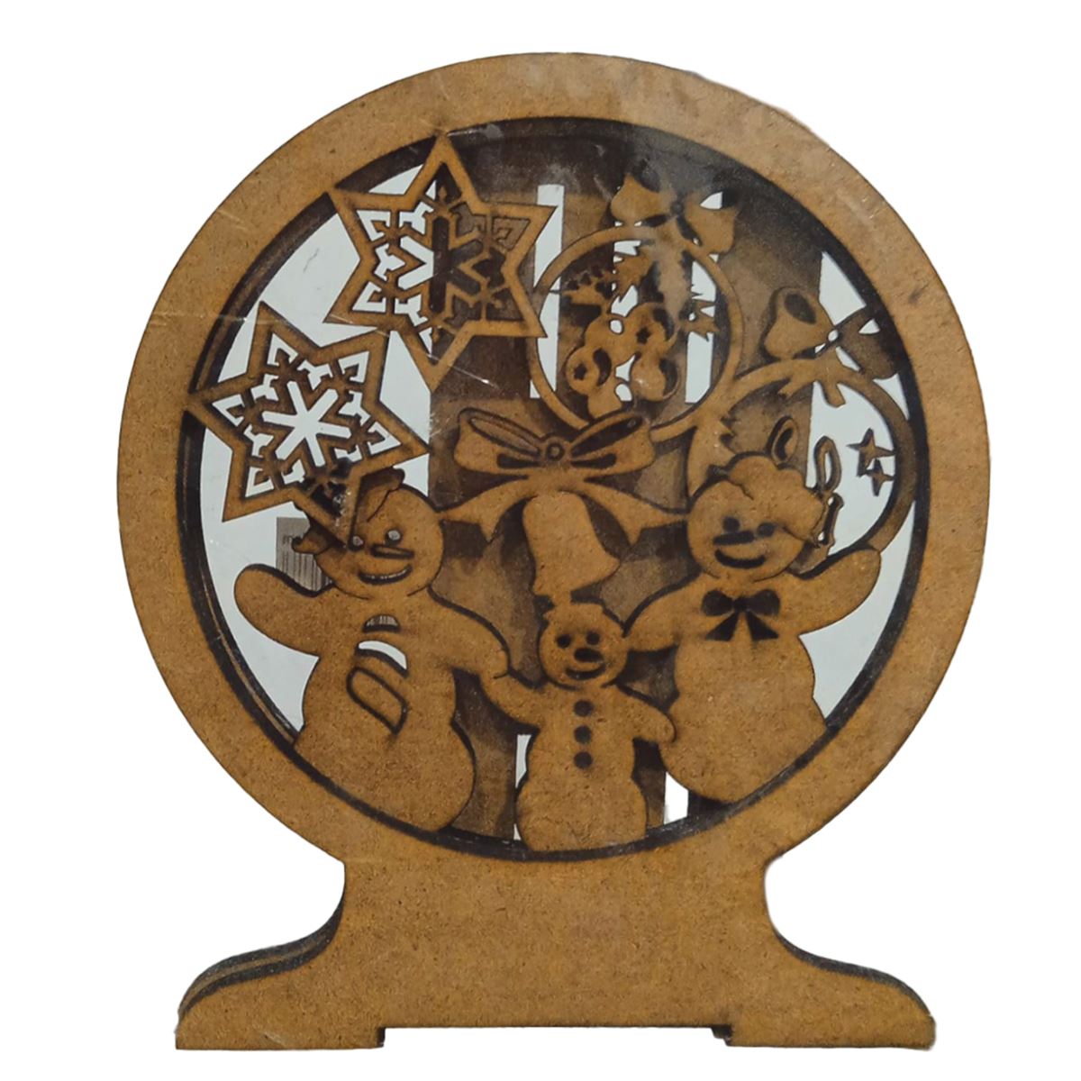 MAGİC ART AHŞAP KÜRE KARDAN ADAM YB 121 1