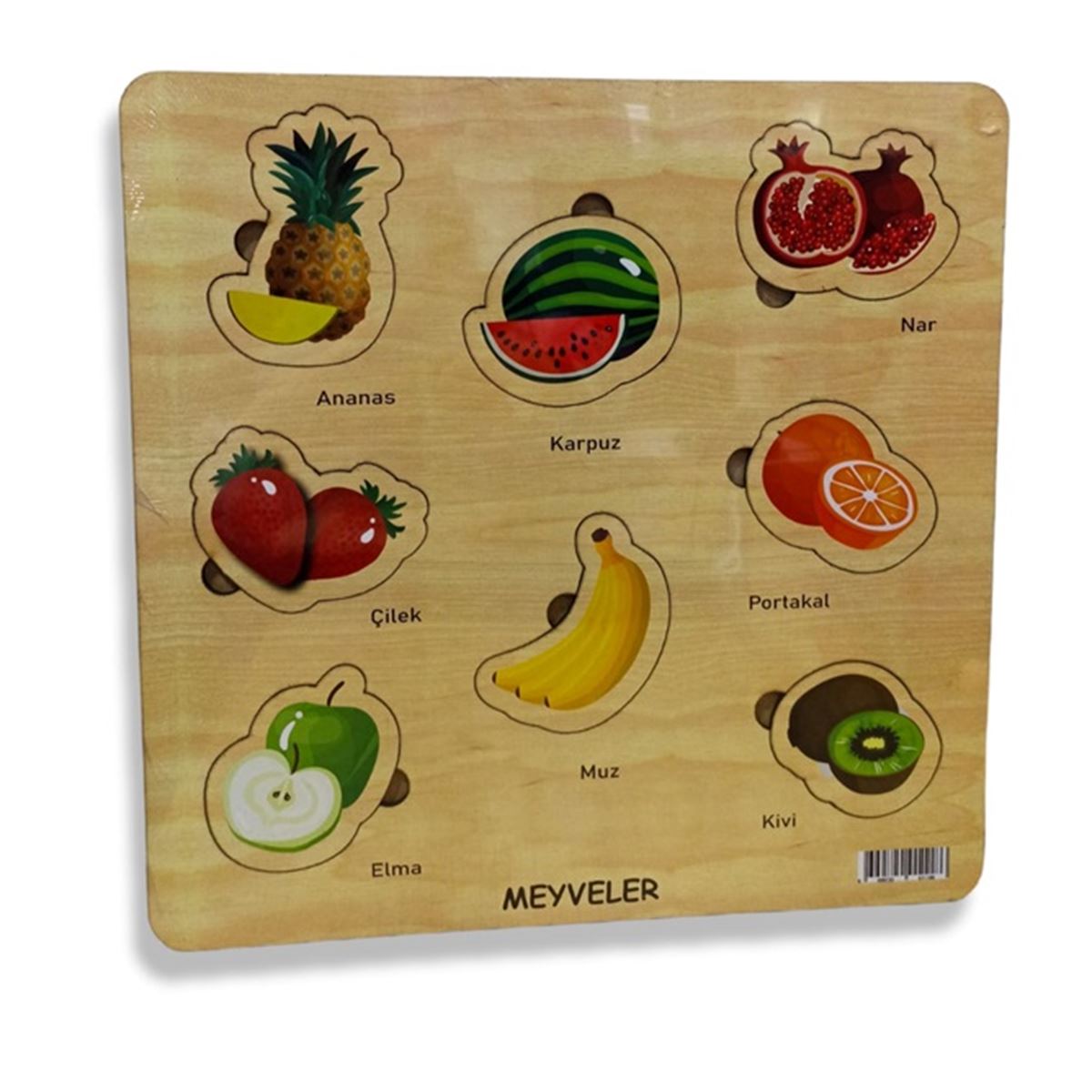 CC AHŞAP PUZZLE CCM01118 MEYVELER 8 PARÇA 1