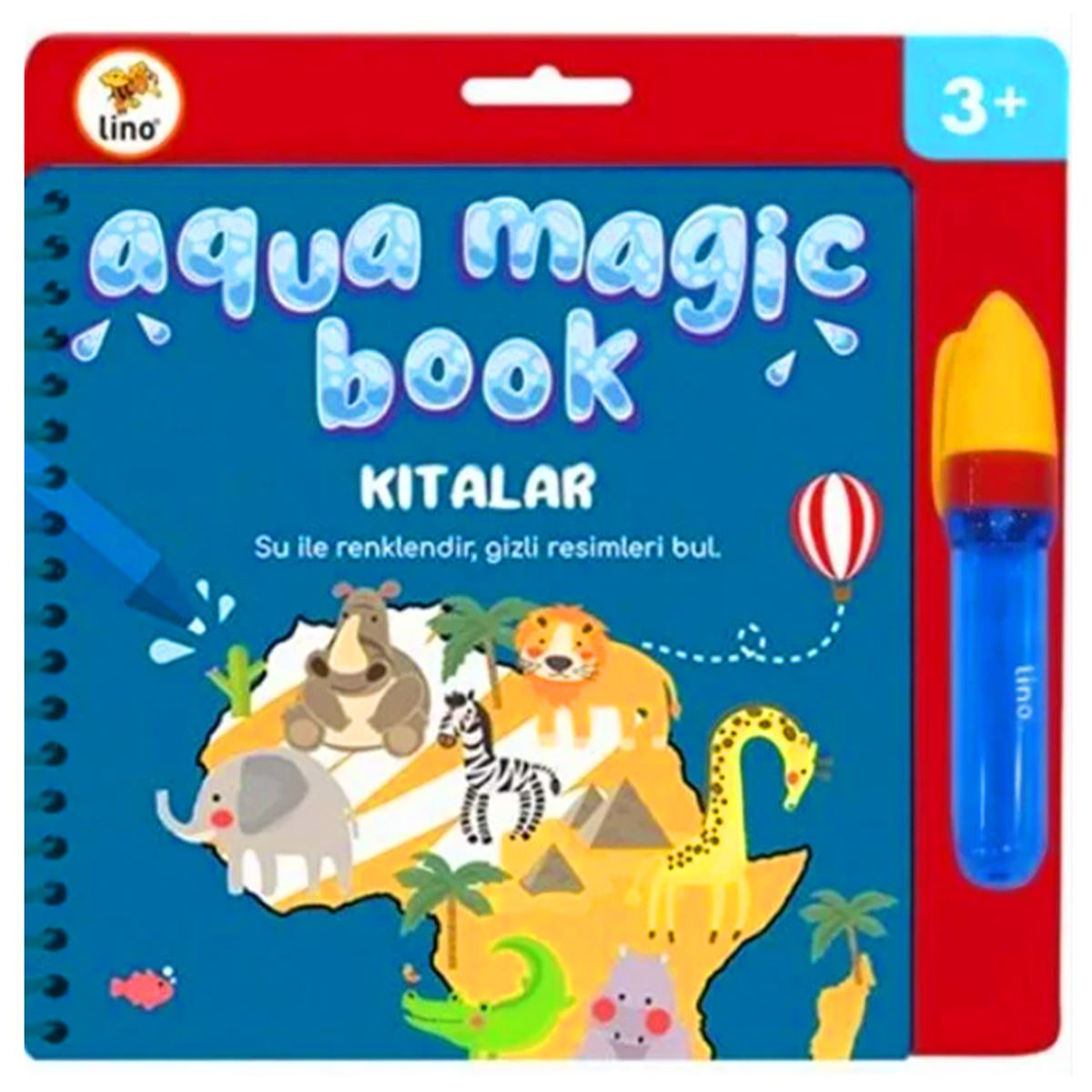 LİNO AQUA MAGİC BOOK SİHİRLİ BOYAMA KİTABI TFL-1001 KITALAR 3+ 1