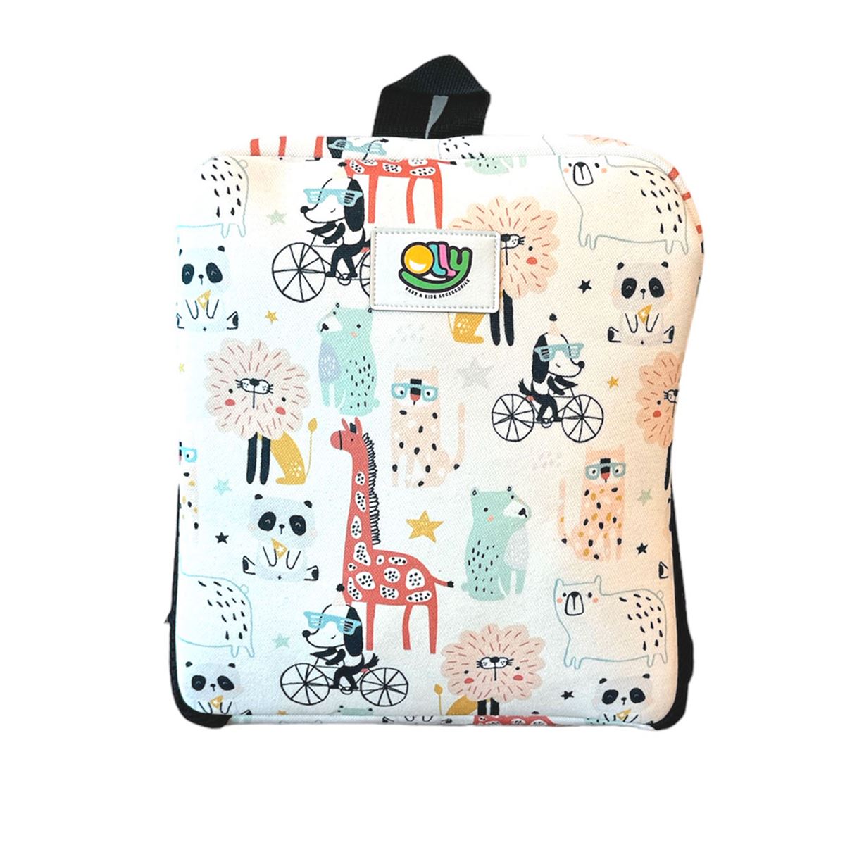 OLLY ANAOKUL ÇANTASI 42608-C ZÜRAFA VE BEBEK TEK BÖLMELİ 1