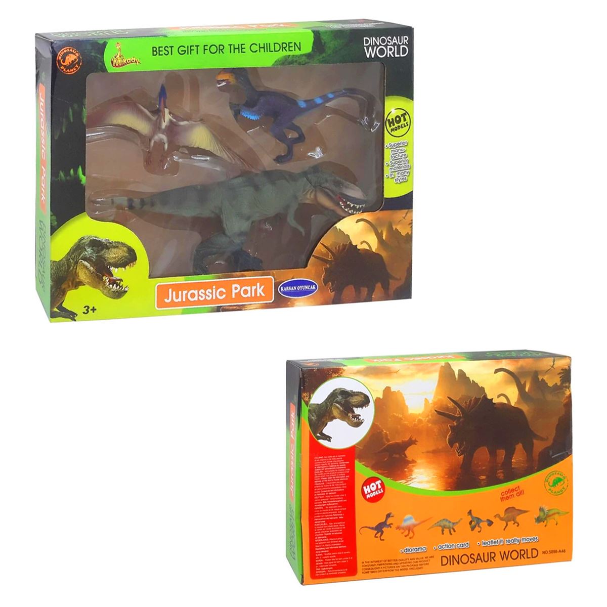 KARSAN DİNOSAUR REVİVE 5898-A48 BÜYÜK DİNOZOR SETİ 3+ 1
