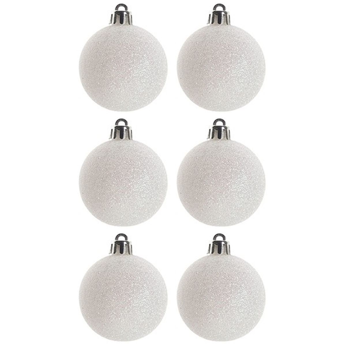 YILBAŞI SÜSÜ 7045 TOP BÜYÜK SEDEF SİMLİ 10 CM 6 LI 1