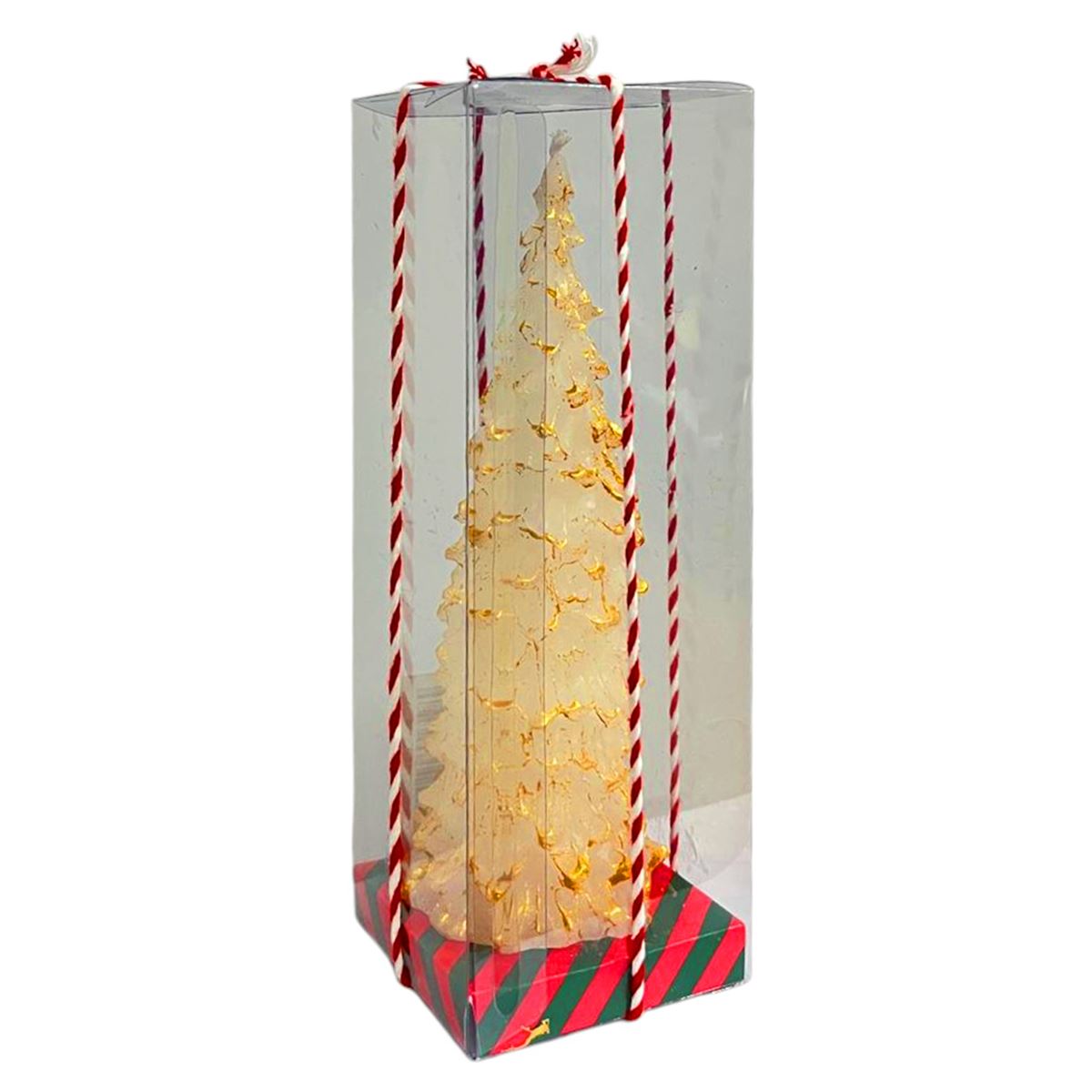 YILBAŞI SÜSÜ MUM ÇAM AĞACI UZY2934 SEDEF 14 CM 105 GR 1