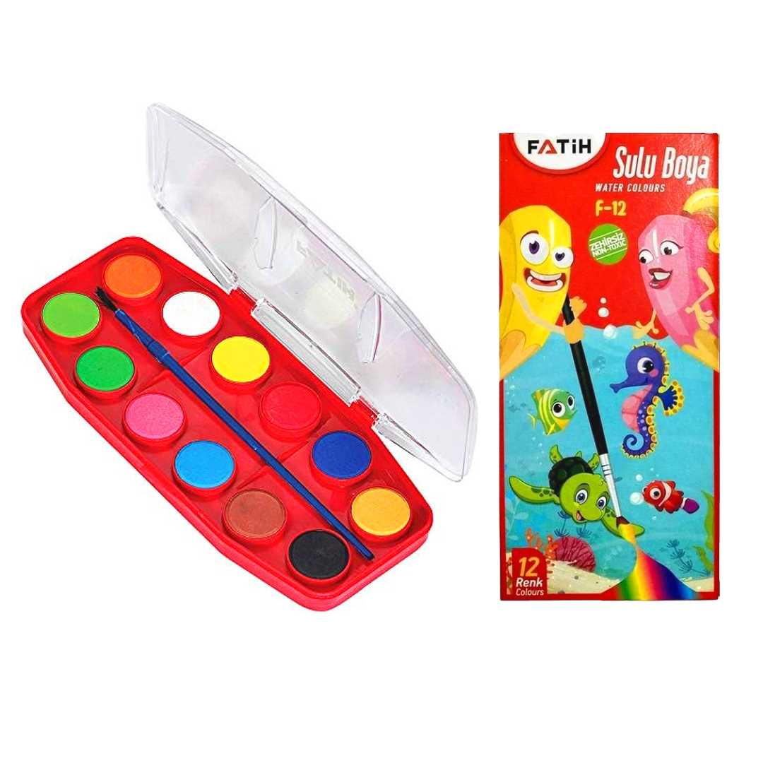 FATİH SULUBOYA 12 RENK F-12 1