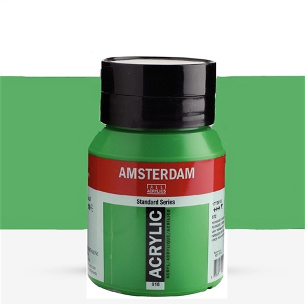 AMSTERDAM AKRİLİK BOYA 500 ML YEŞİL PERMANENT GREEN LİGHT 618 1