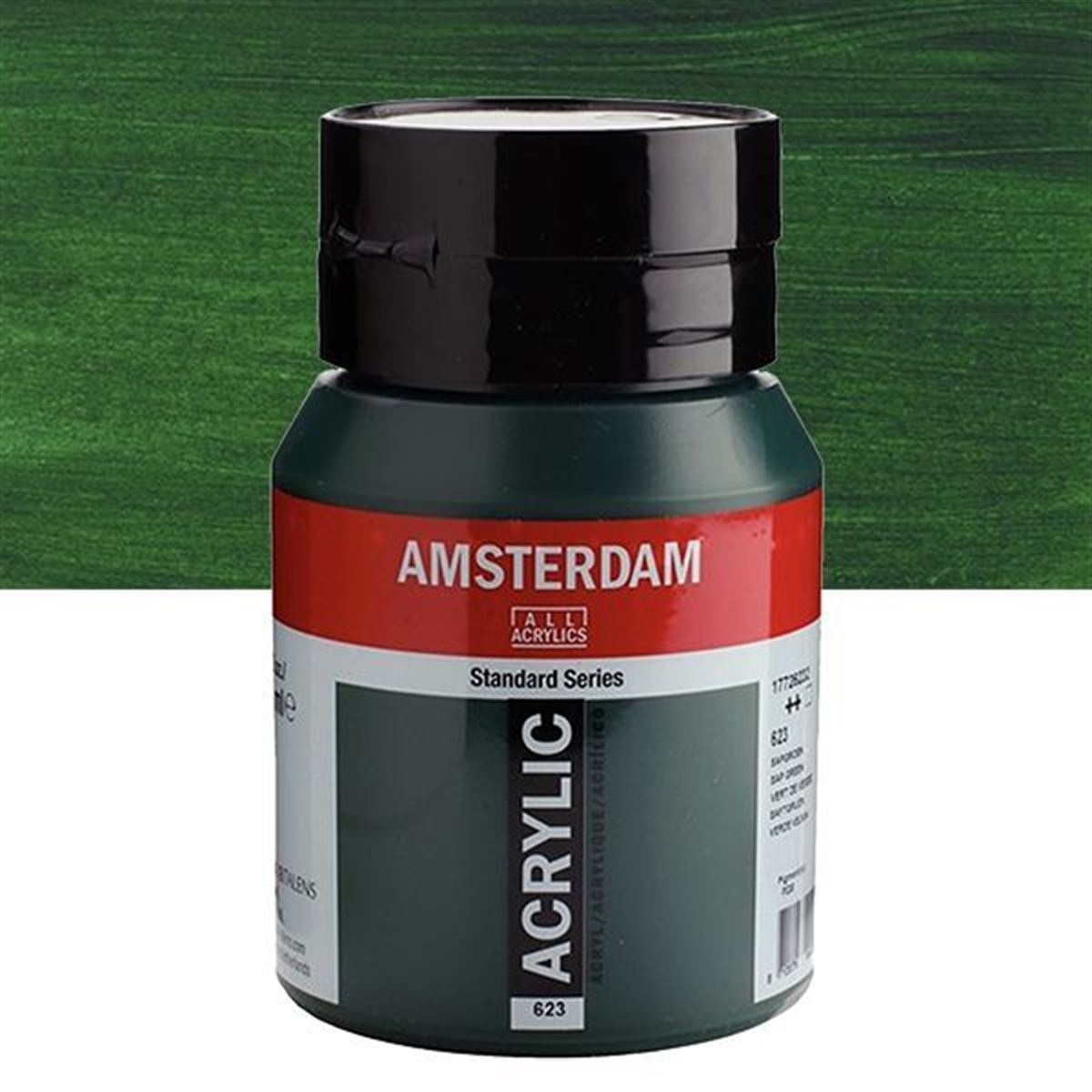 AMSTERDAM AKRİLİK BOYA 500 ML KOYU YEŞİL SAP GREEN 623 1