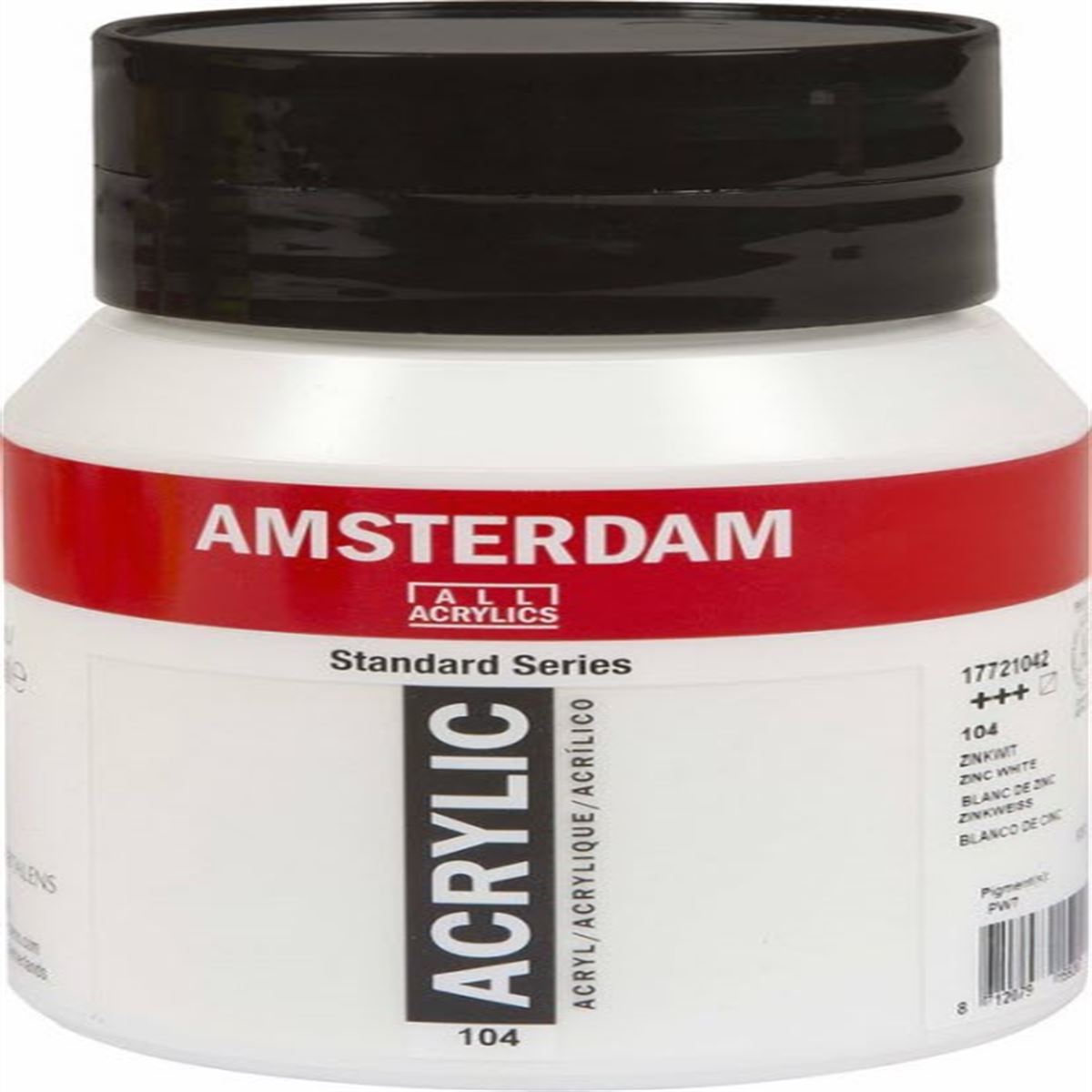 AMSTERDAM AKRİLİK BOYA 500 ML ZİNC WHİTE 104 1