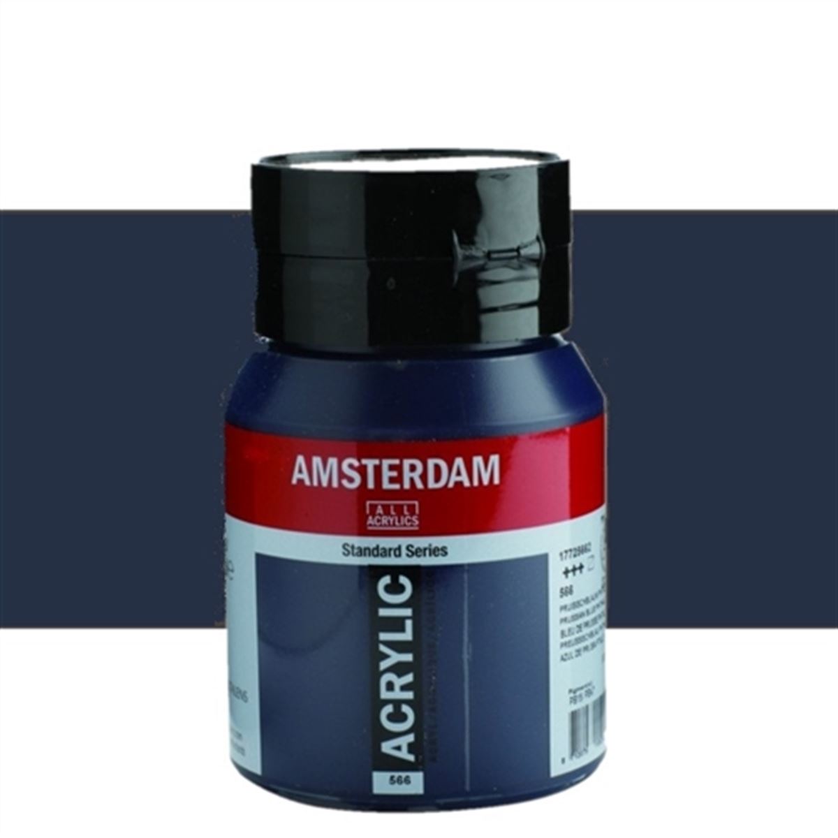 AMSTERDAM AKRİLİK BOYA 500 ML PRUSSİAN BLUE PHTHALO 566 1