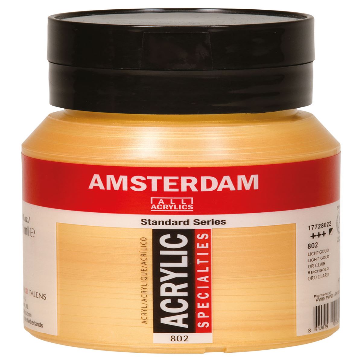 AMSTERDAM AKRİLİK BOYA 500 ML LİGHT GOLD 802 1