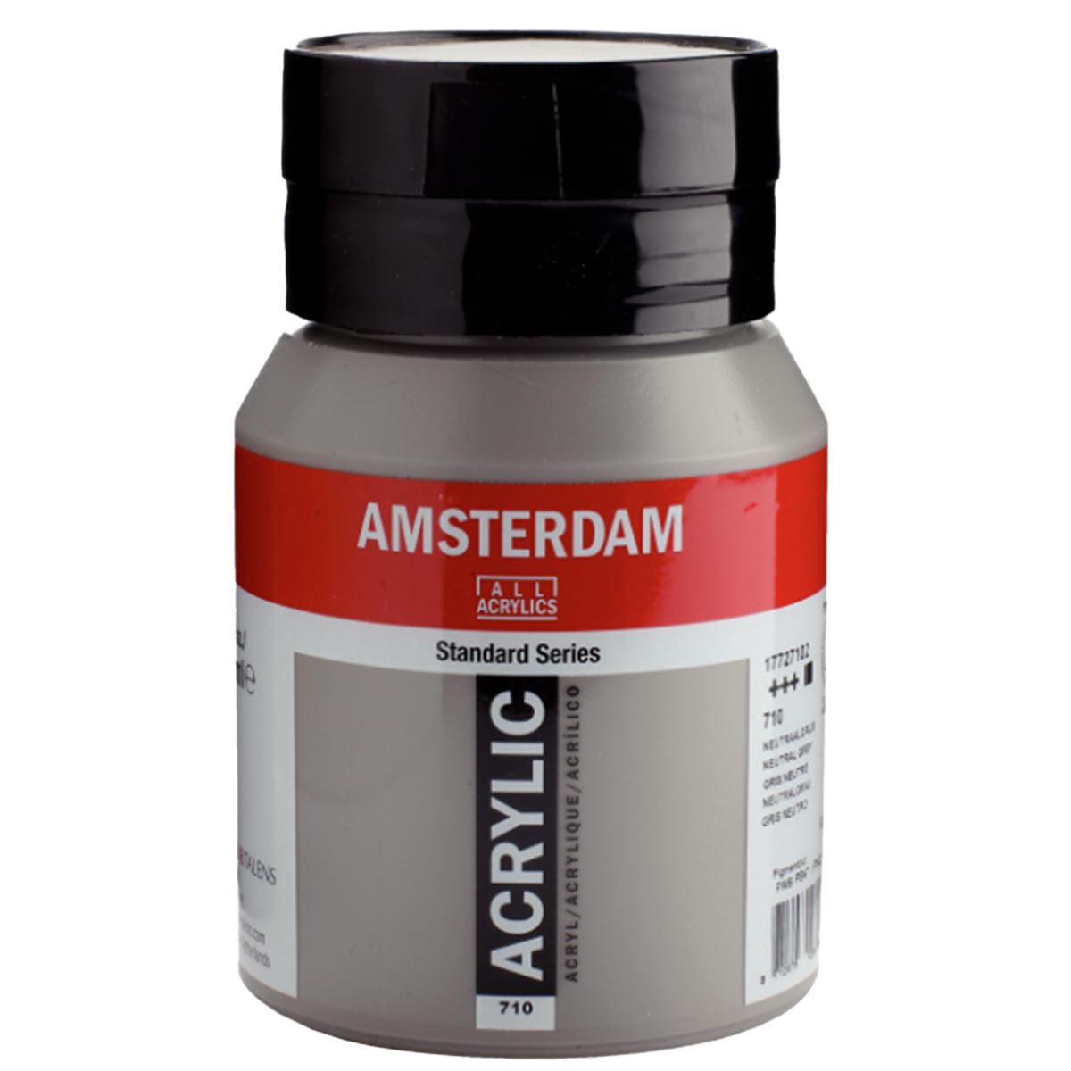 AMSTERDAM AKRİLİK BOYA 500 ML NEUTRAL GREY 710 1