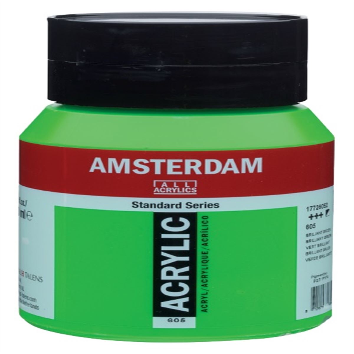 AMSTERDAM AKRİLİK BOYA 500 ML YEŞİL BRİLLİANT GREEN 605 1