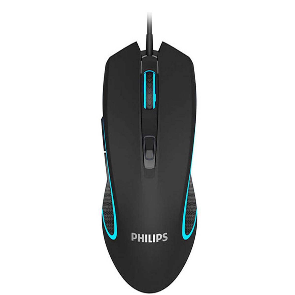 PHİLİPS MOUSE KABLOLU SPK9413 SİYAH 6 TUŞLU LED IŞIKLI MOMENTUM 1