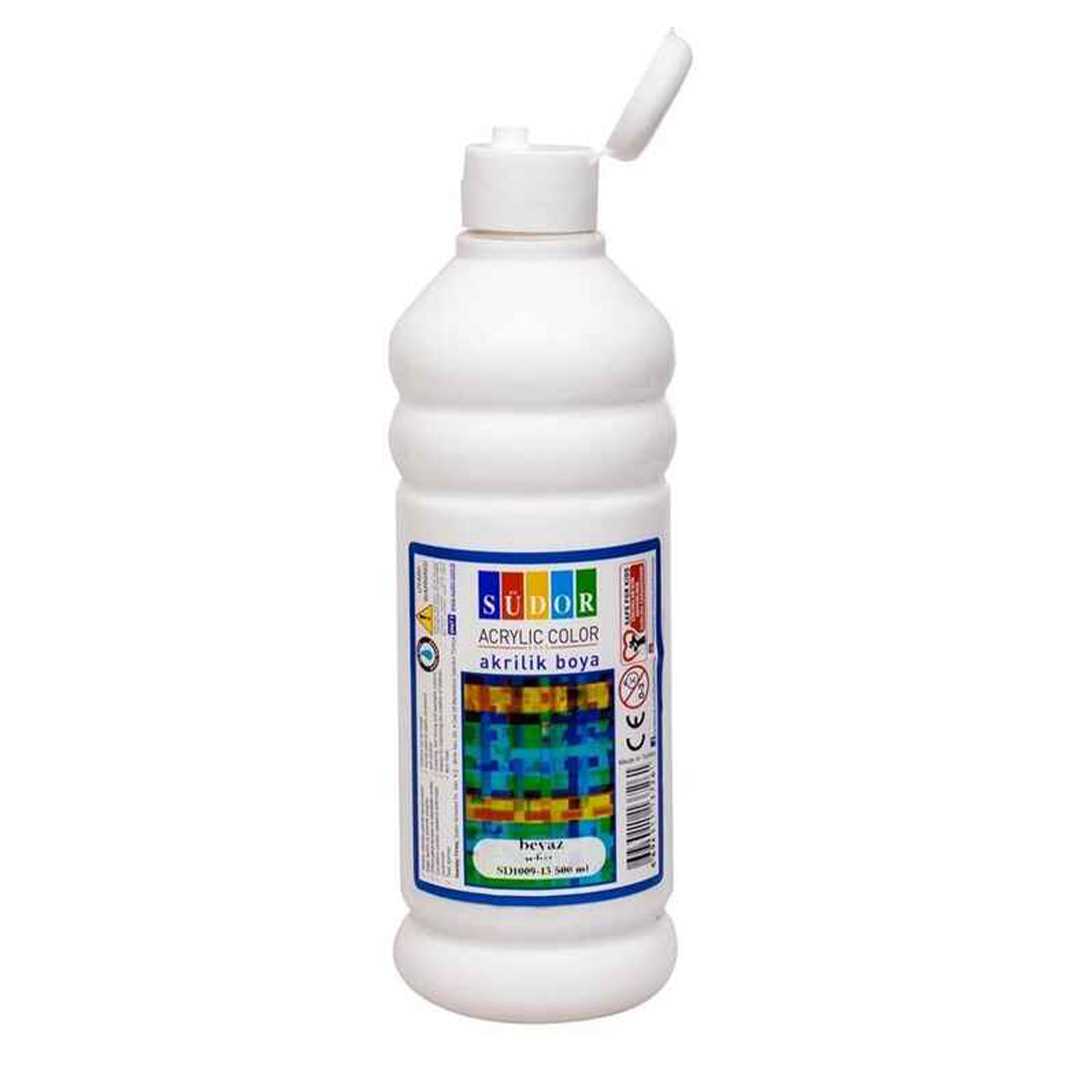 SÜDOR AKRİLİK BOYA 500 ML BEYAZ SD1009-13 1