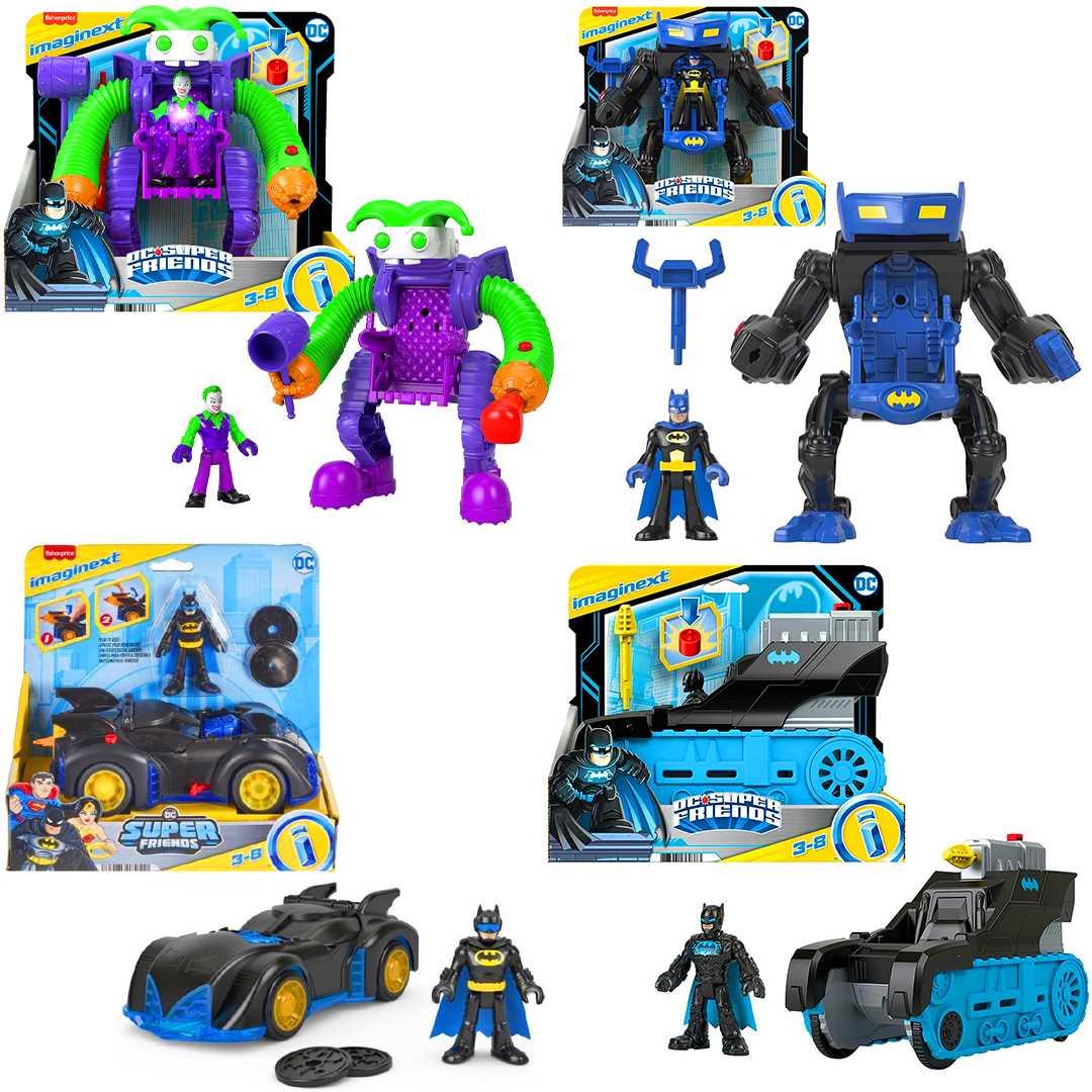 İMAGİNEXT BATMAN M5649 DC SÜPER FRİENDS ÖZEL ARAÇLAR 3+ 1