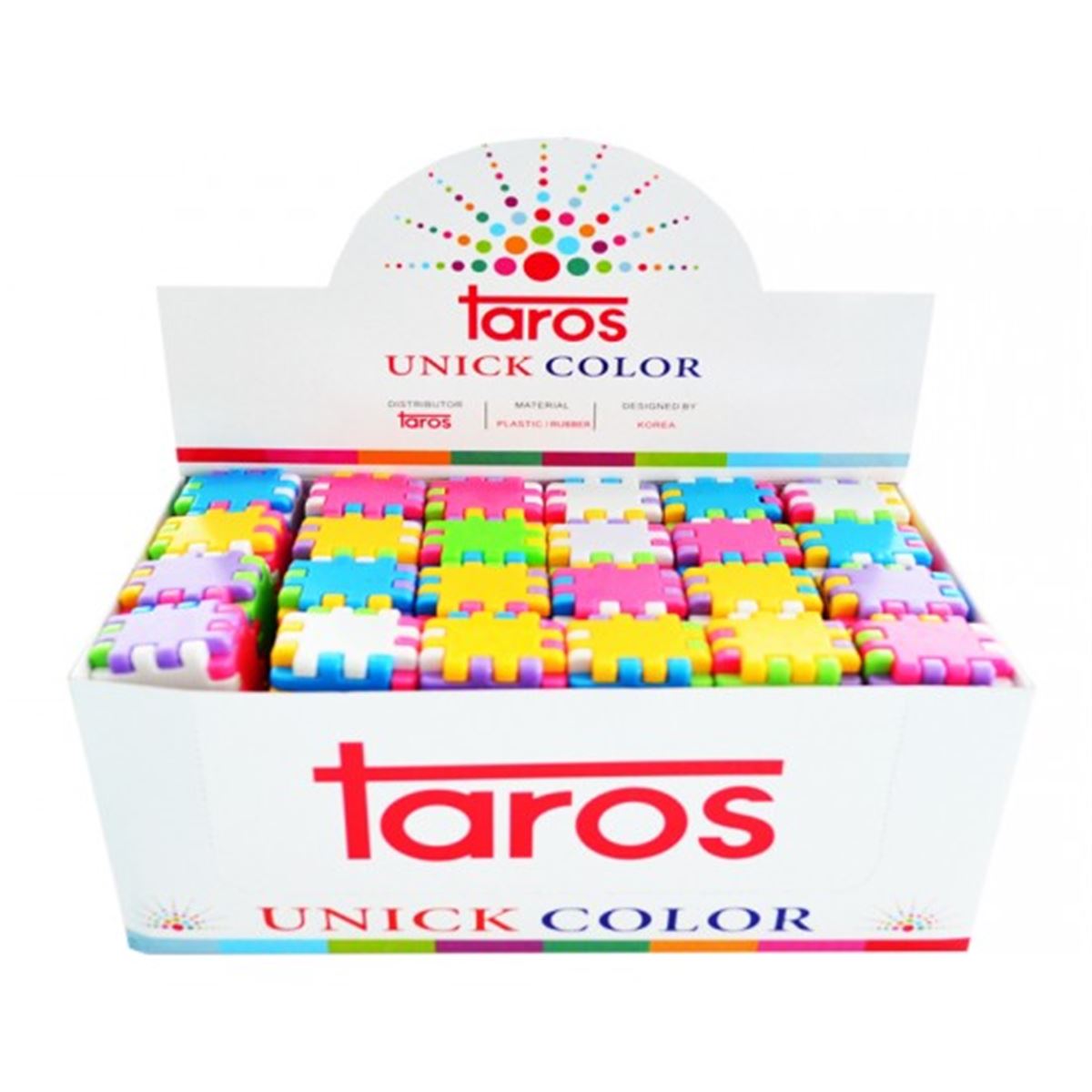 TAROS UNİCK COLOR KALEMTRAŞ 3281 LEGO 72 Lİ 1