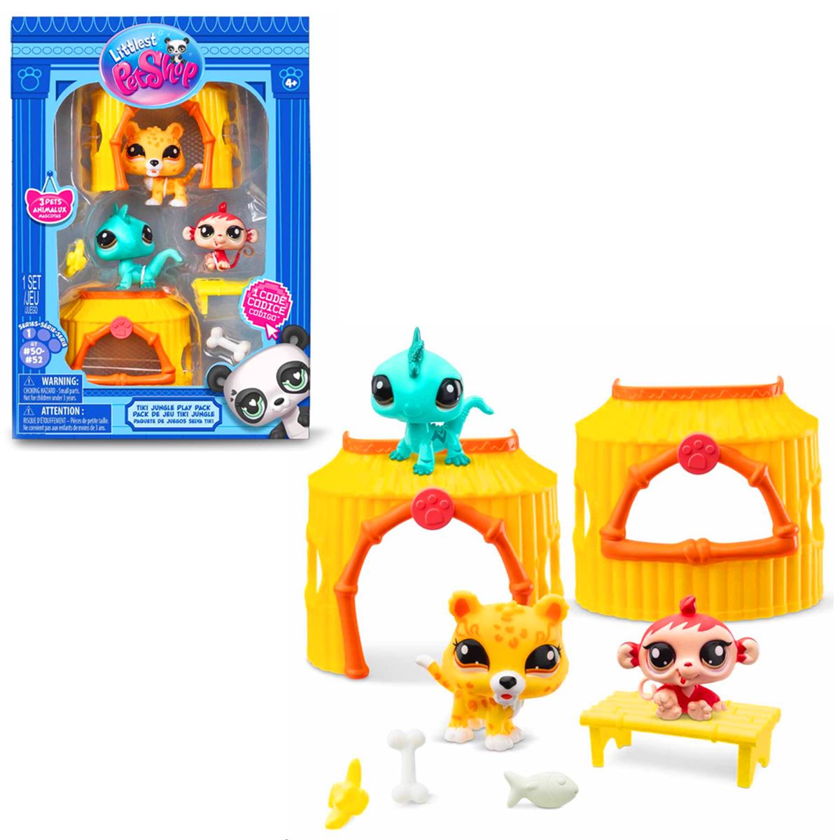 LİTTLEST PET SHOP MİNİŞLER 515 ORMAN TEMALI 3 LÜ MİNİŞ FİGÜR 4+ 1