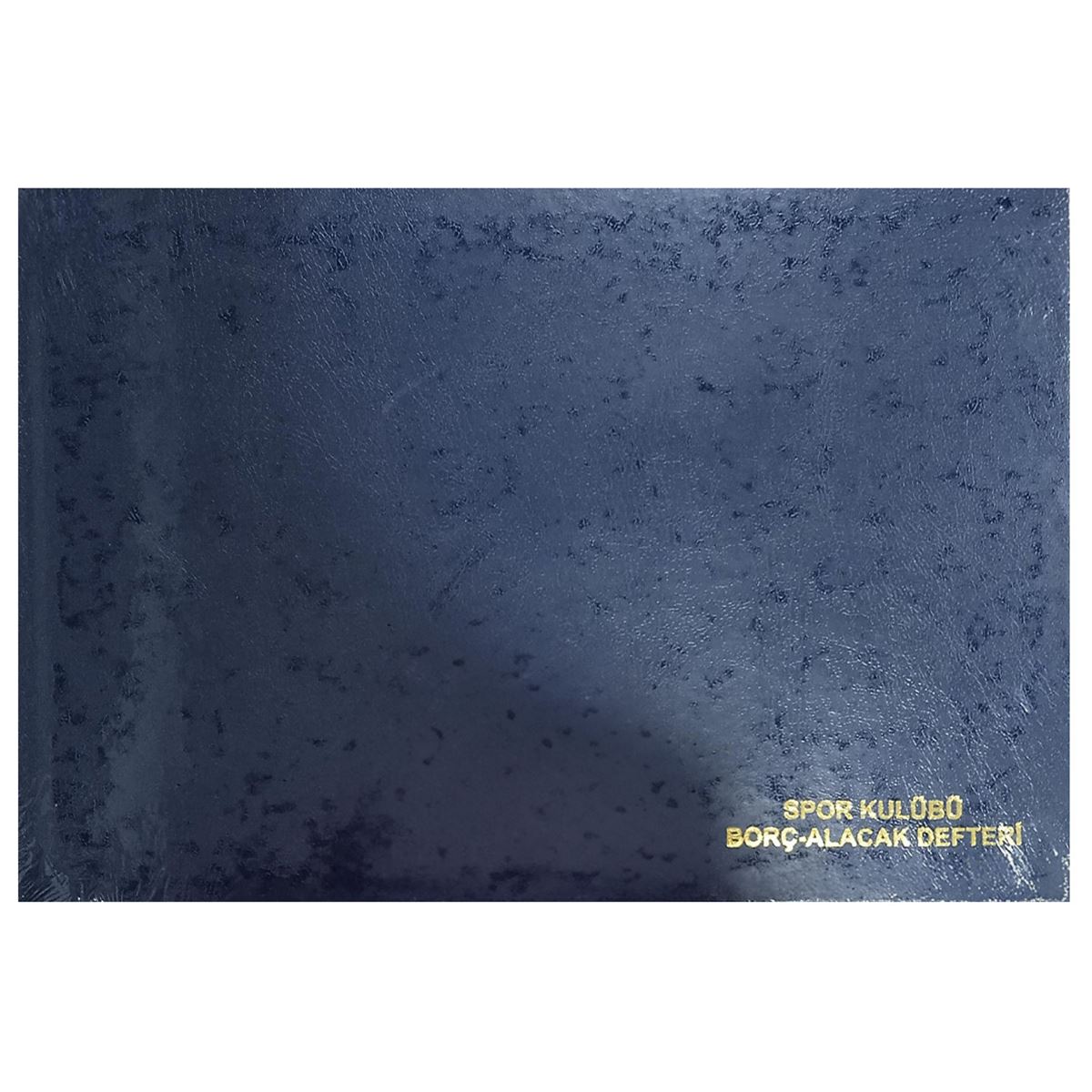 DİLMAN SPOR KULÜBÜ BORÇ ALACAK DEFTERİ 5391 CİLTLİ YATAY 22x32 96 YP 1