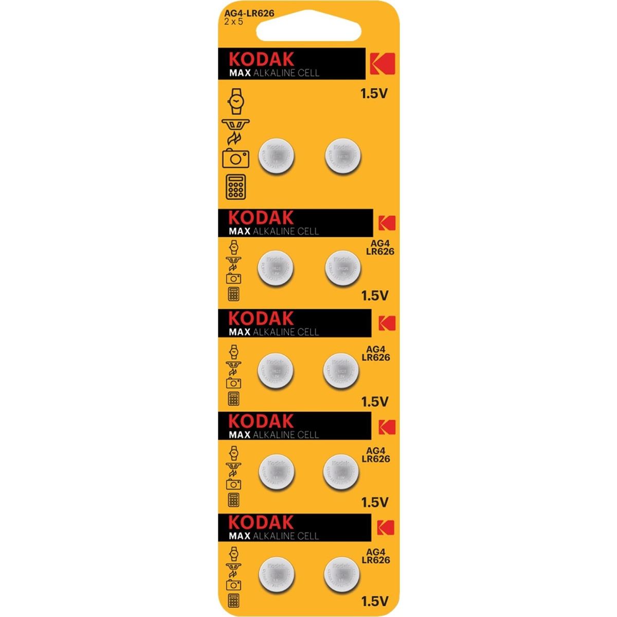 KODAK SAAT PİLİ AG4 10 LU LR626 1