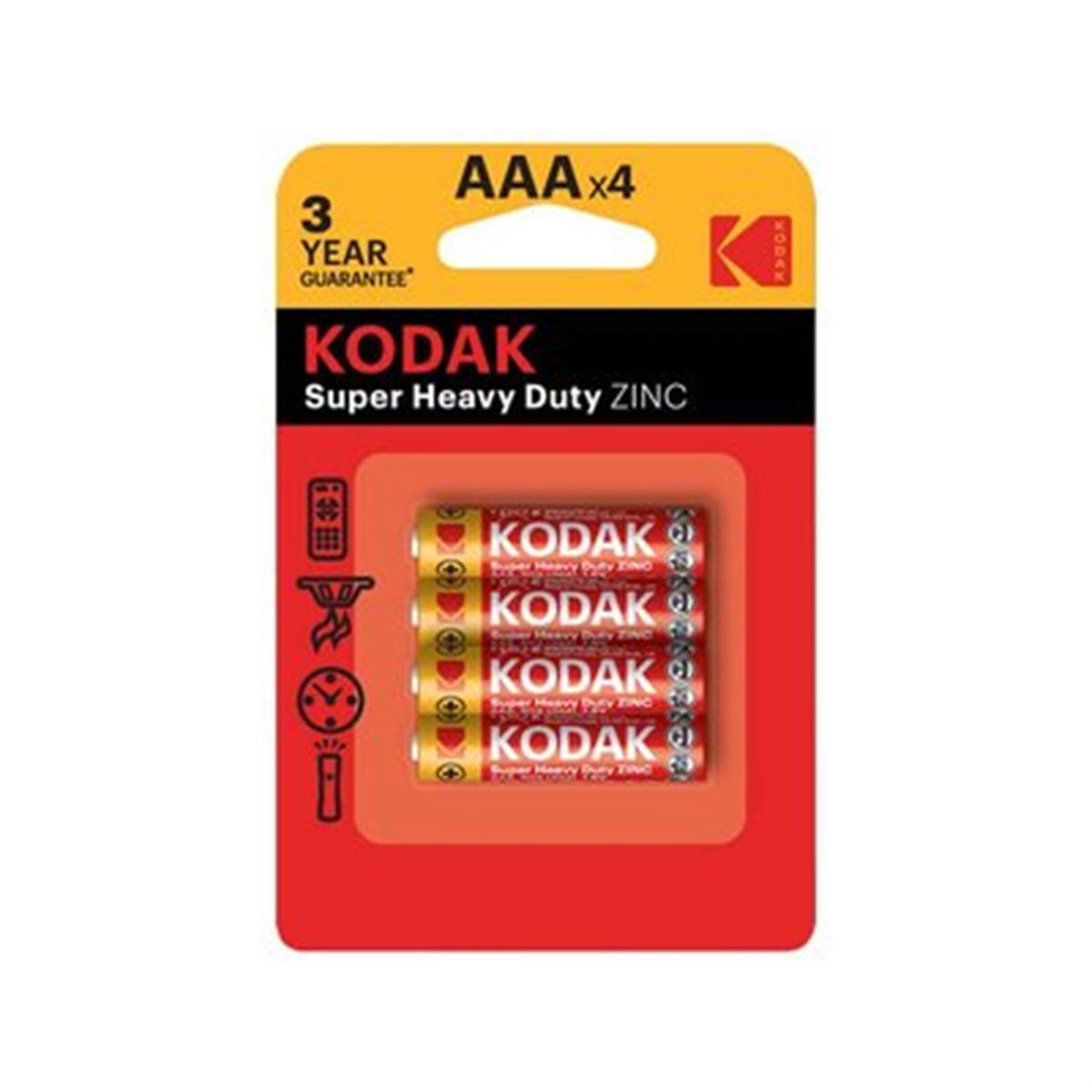 KODAK İNCE KALEM PİL AAA 1.5V 4 LÜ K3AHZ-4 30953321 1