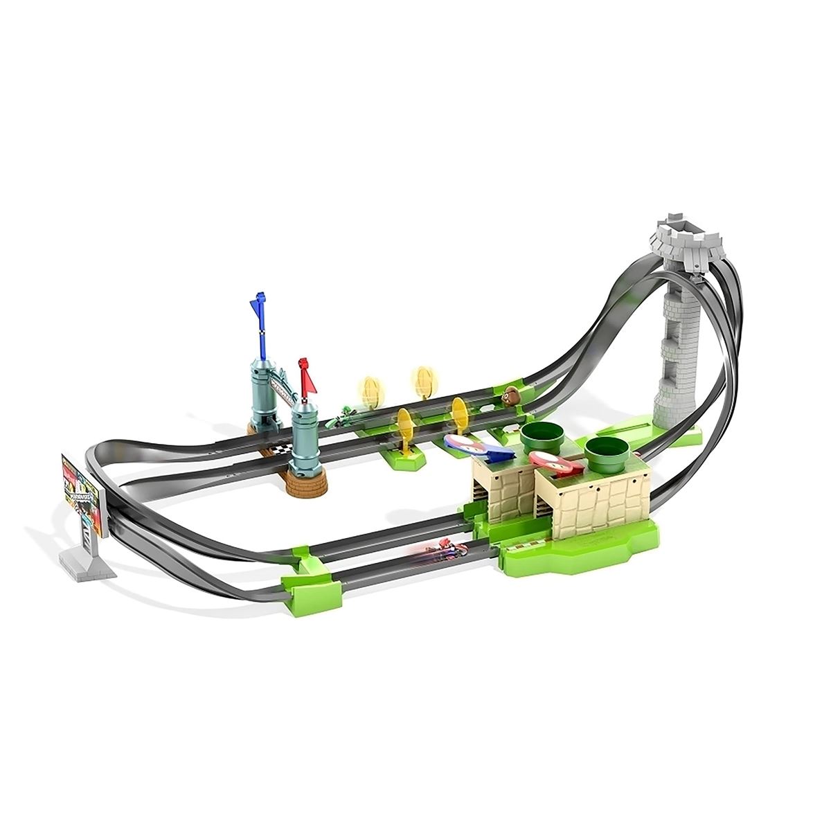 HOT WHEELS GHK15 MARİOKART ÇILGIN DÖNÜŞ PARKURU 1