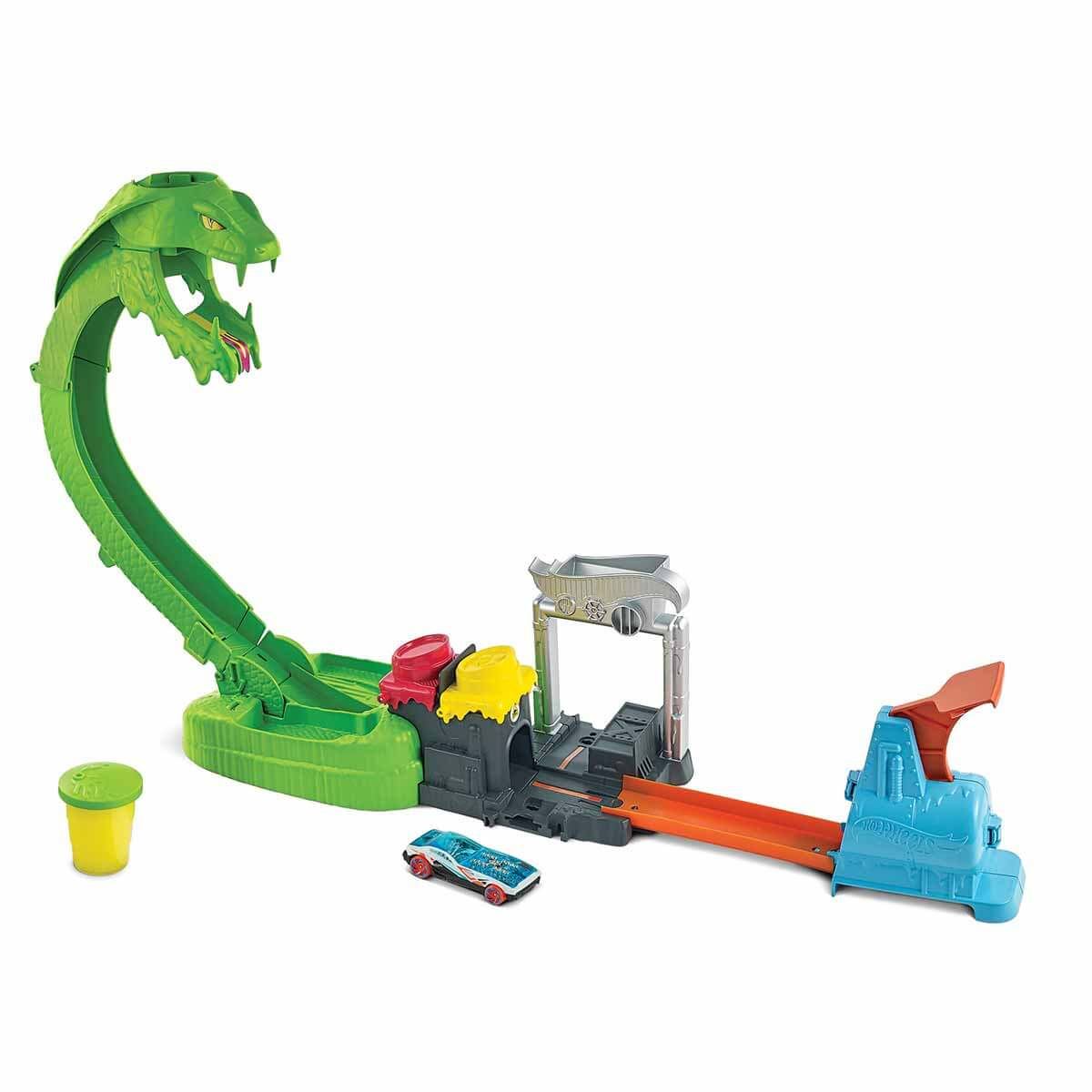 HOT WHEELS GTT93 ZEHİRLİ YILANLA ÇARPIŞMA OYUN SETİ 1