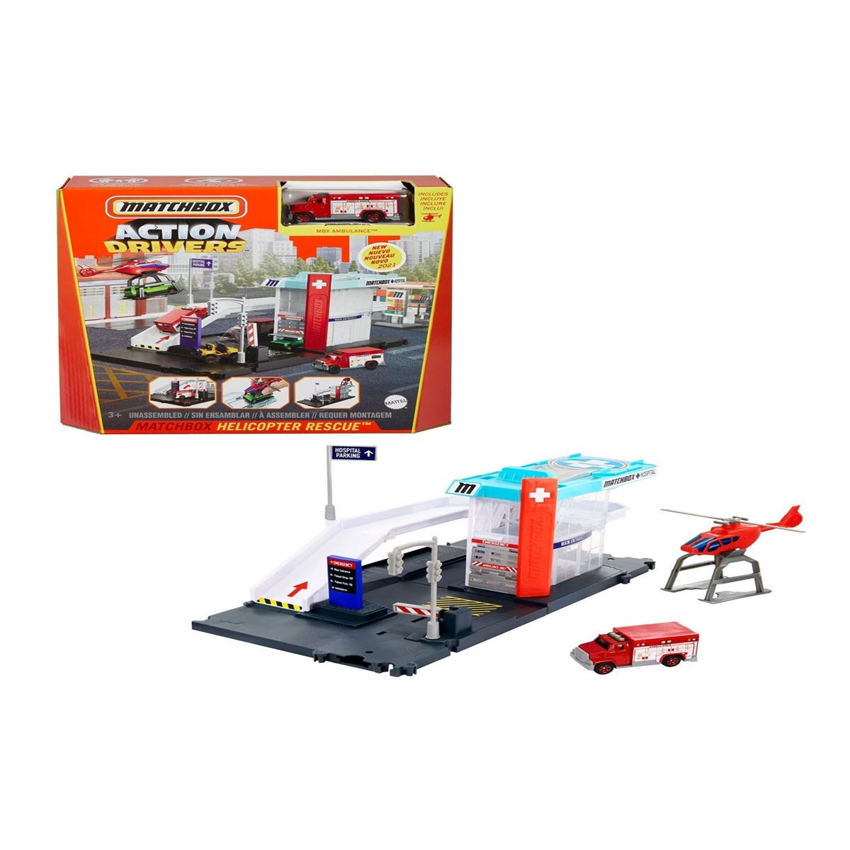 MATTEL MATCHBOX AKSİYON SÜRÜCÜLERİ OYUN SETİ GVY82 1